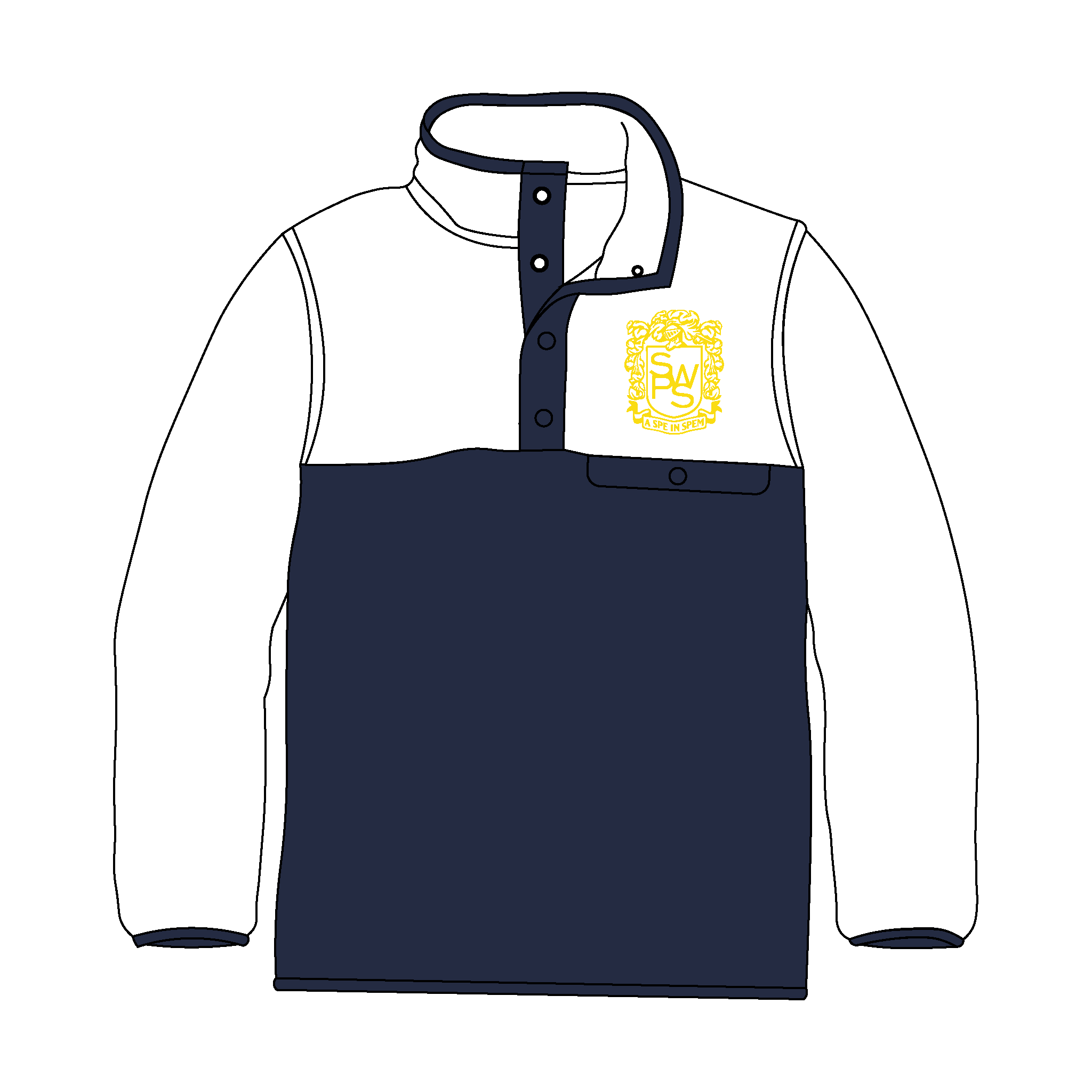 Sir William Perkins's School Boat Club Pocket Fleece OFF-WATER WEAR