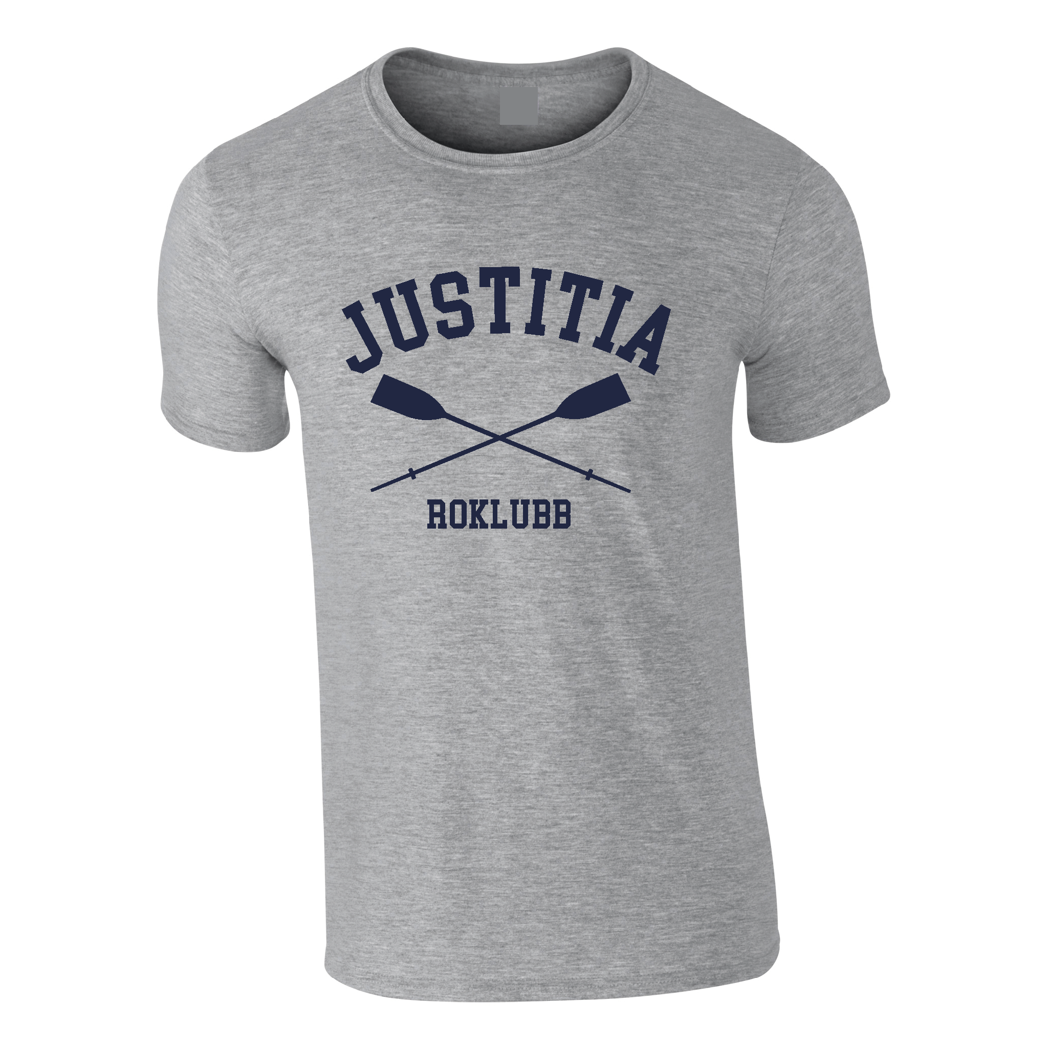 Justitia Roklubb Boat Club Logo T-Shirt