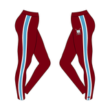 Tees RC Maroon Panel Leggings
