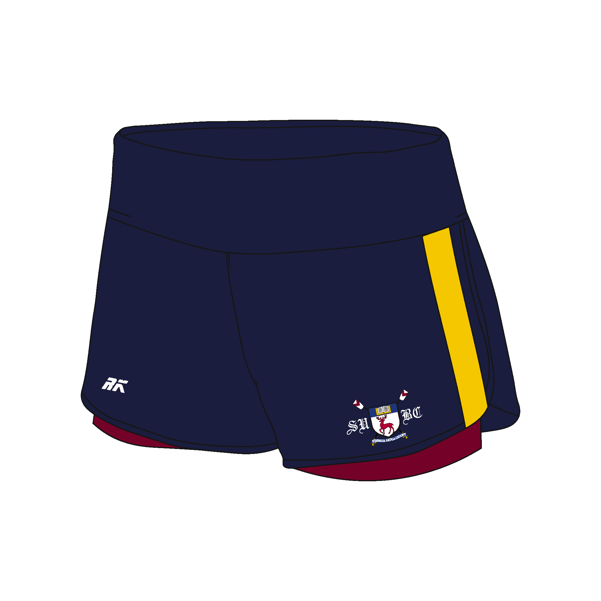 Southampton University Boat Club Female Gym Shorts