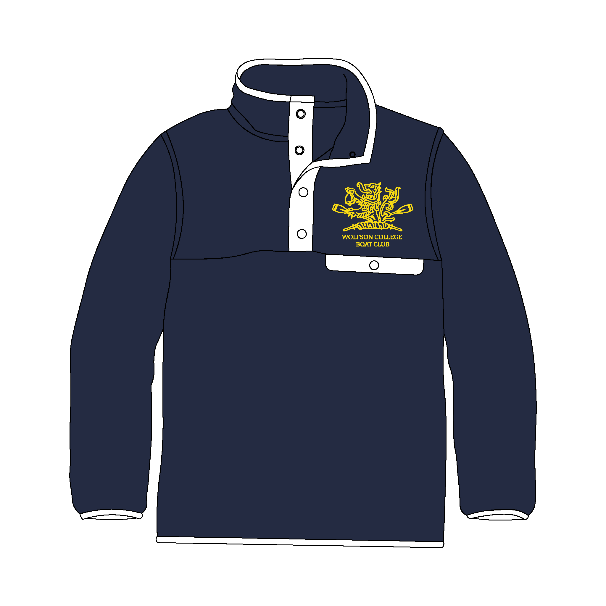 Wolfson College Cambridge BC Pocket Fleece