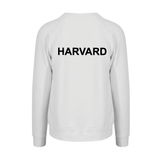 Harvard Men's Lightweight Crew White Sweatshirt