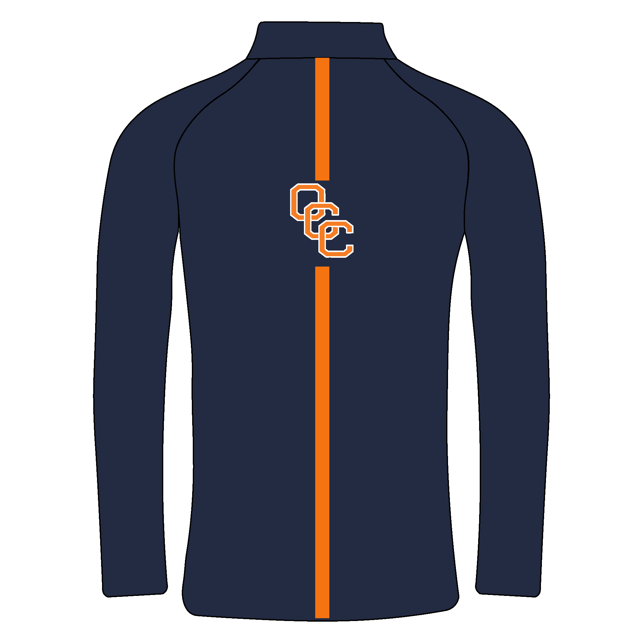 Orange Coast Bespoke Navy Q-Zip