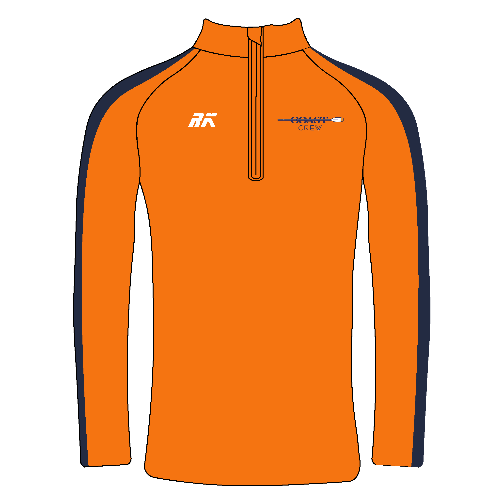 Orange Coast Bespoke Orange Q-Zip