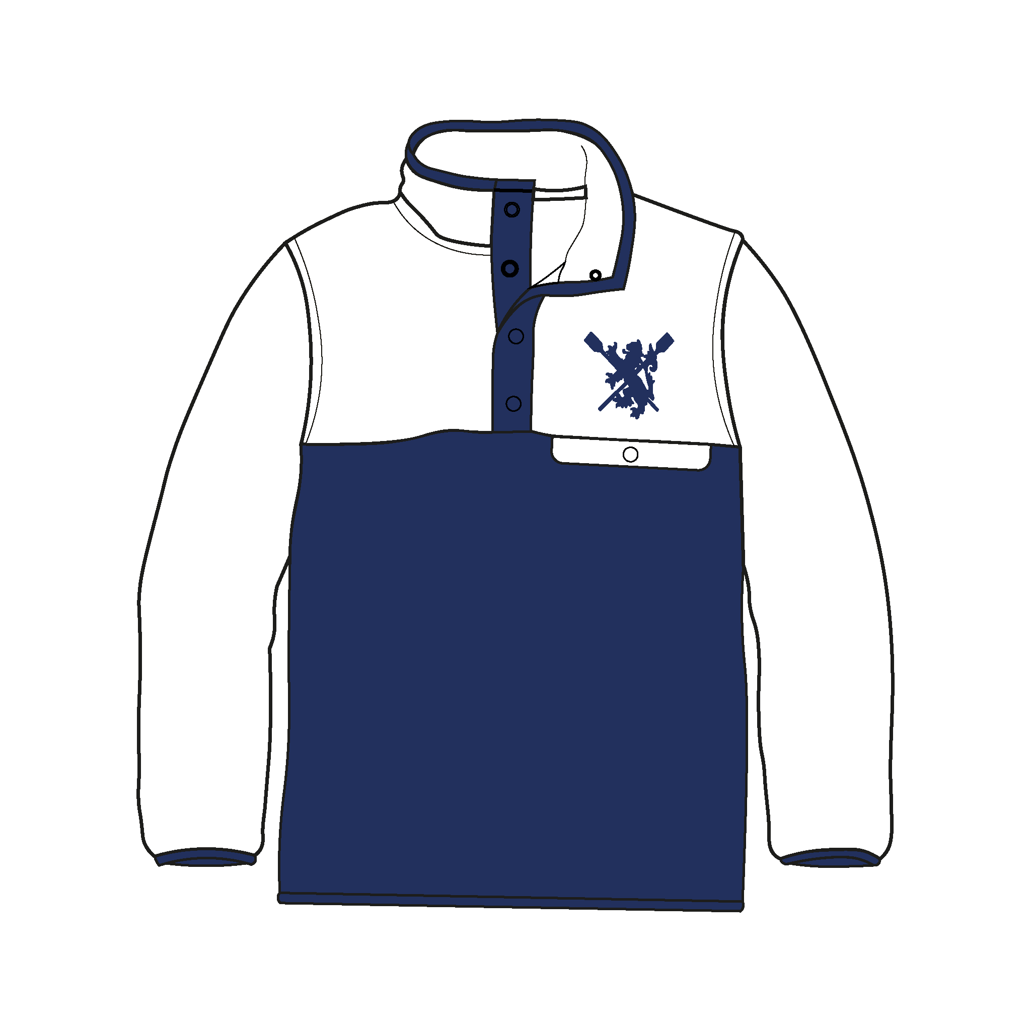 Hatfield College Boat Club Pocket Fleece