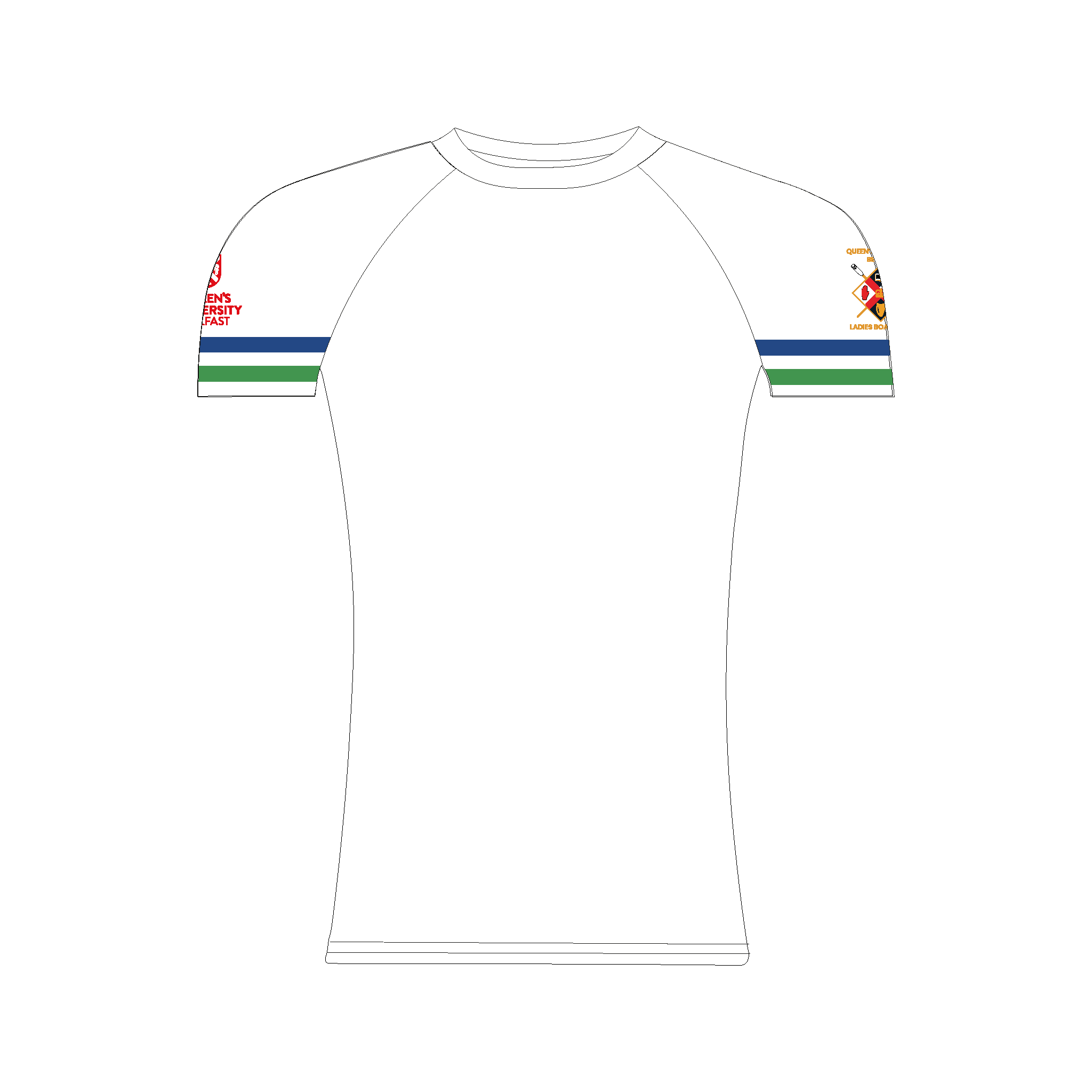 Queen's University Belfast Ladies Boat Club Short Sleeve Base Layer