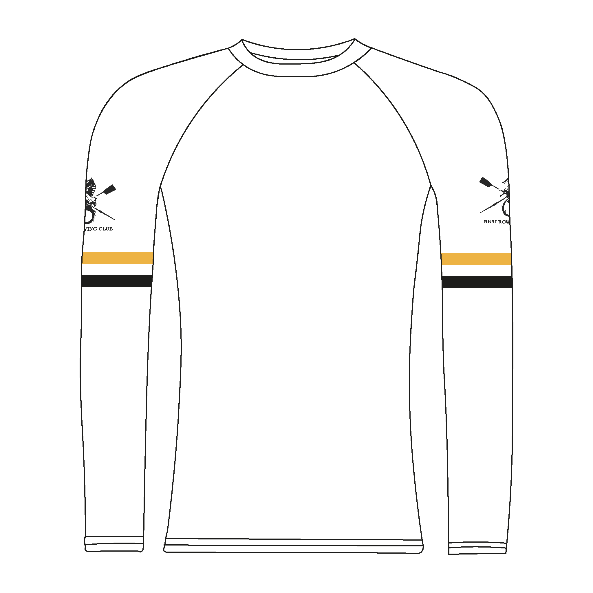 RBAI Rowing Club Long Sleeve Baselayer