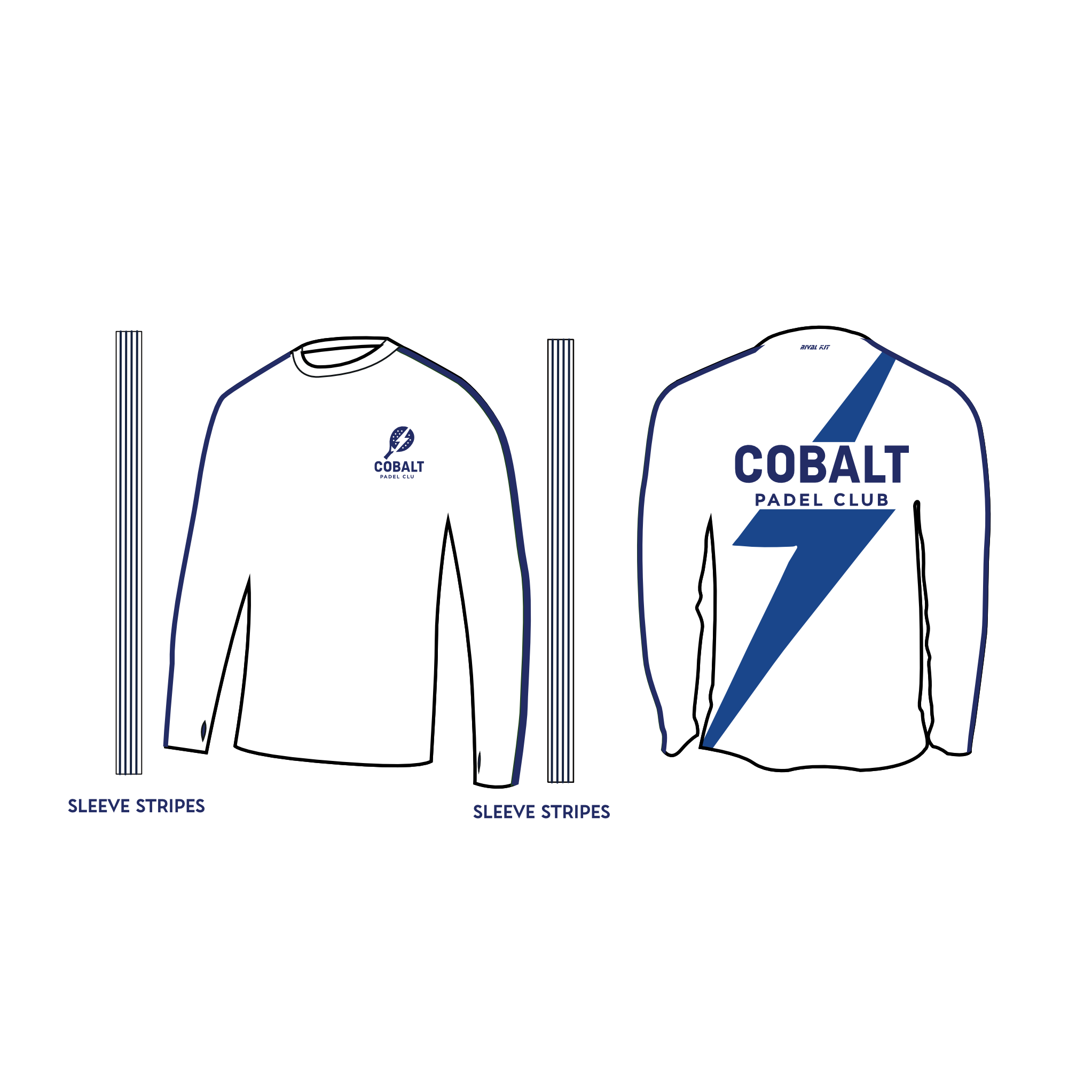 Cobalt paddle 201 long sleeve lightning gymt