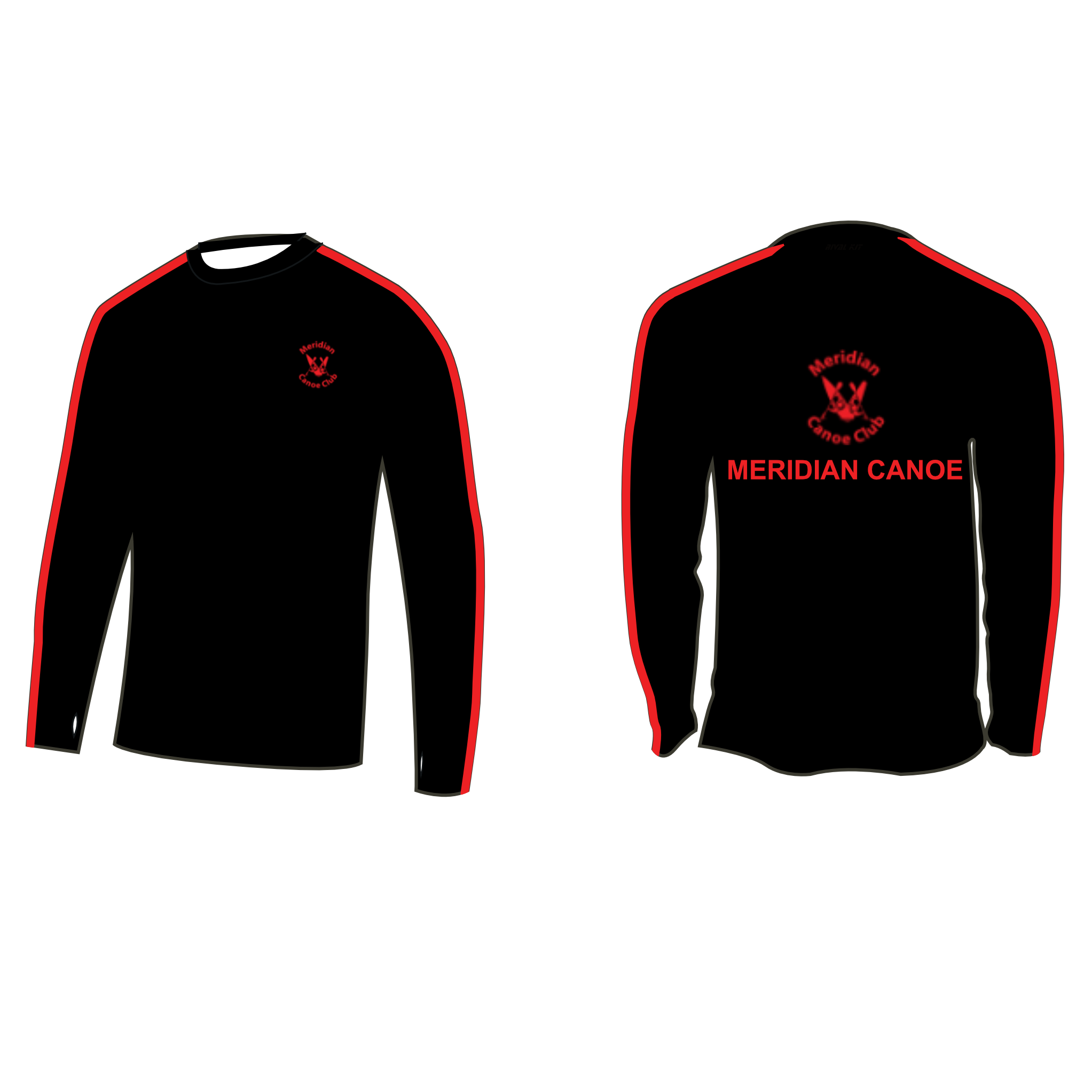 Meridian Canoe Club Long Sleeve Gym T-Shirt