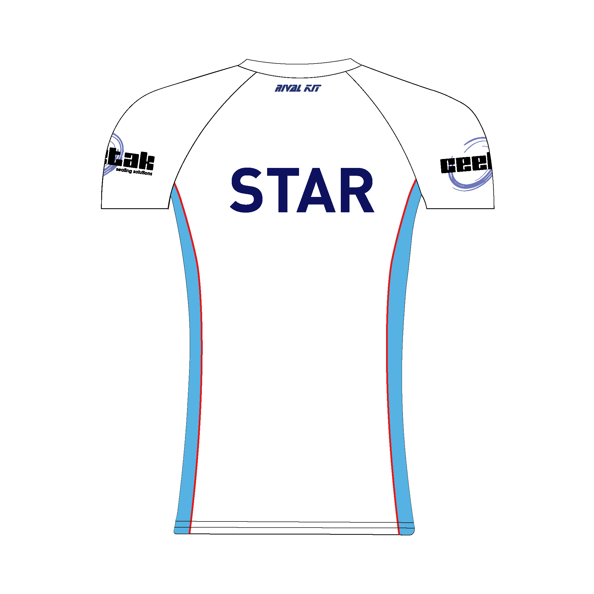 Star Rowing Club Short Sleeve Baselayer