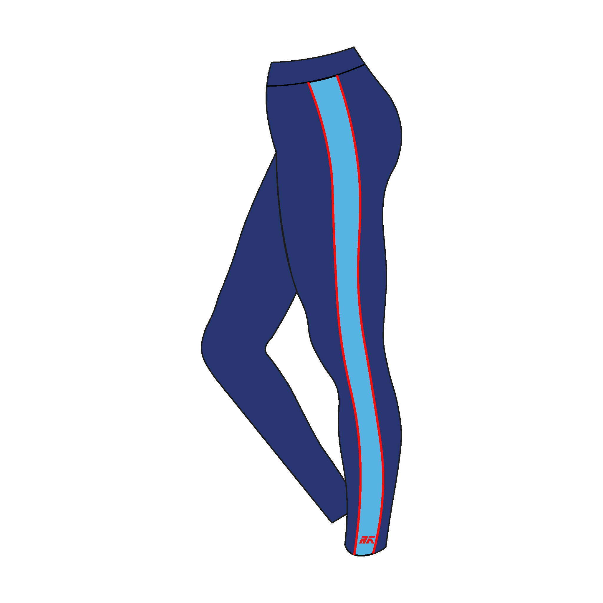 Star Rowing Club Racing Leggings