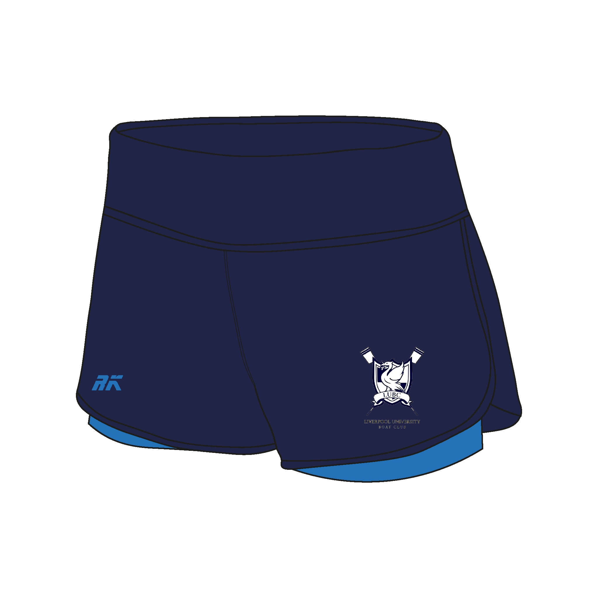 Liverpool University Boat Club Female Gym Shorts