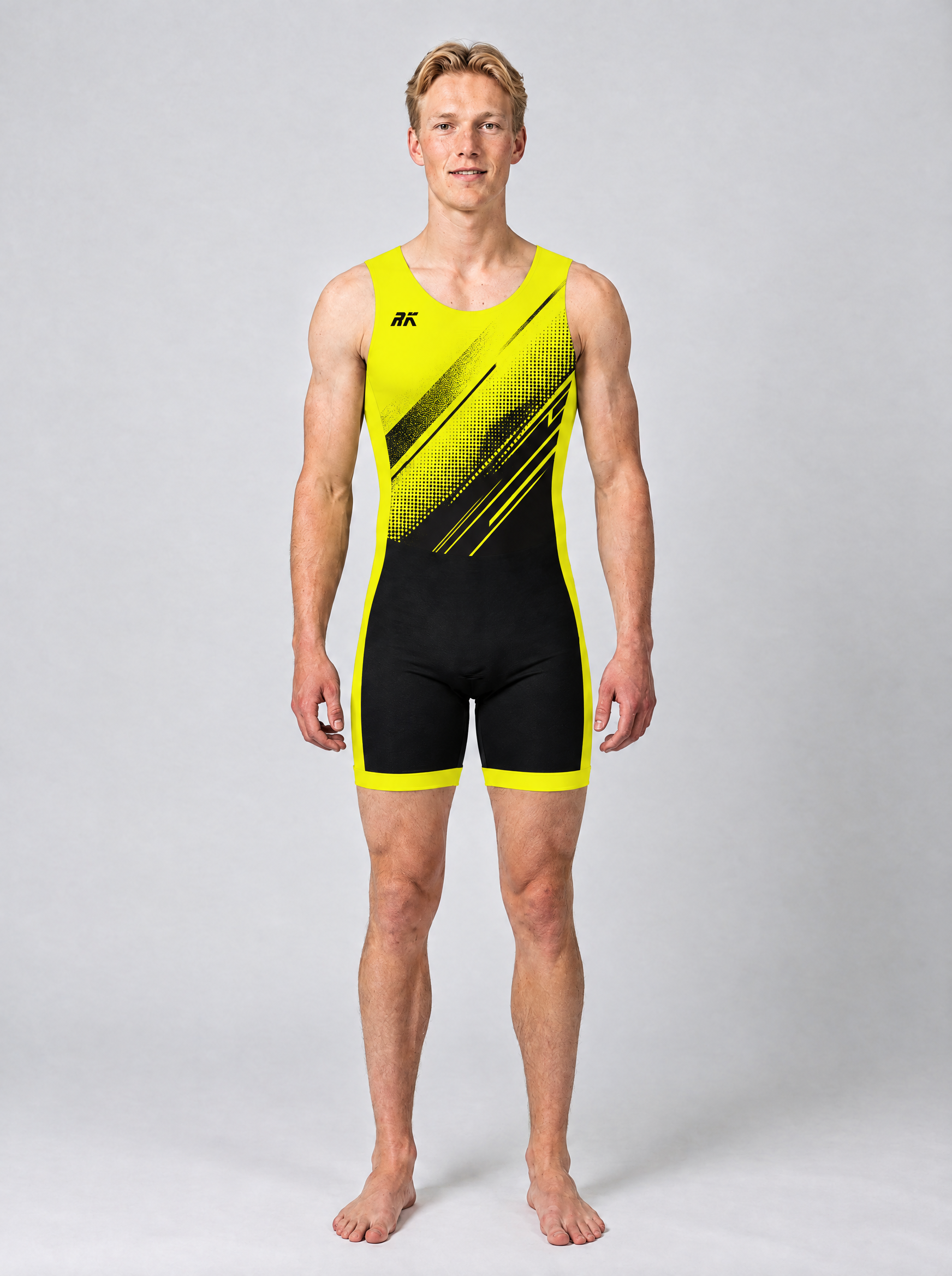 Rival Hi-Vis AIOX Men's – 1 Yellow / Black Streak – front