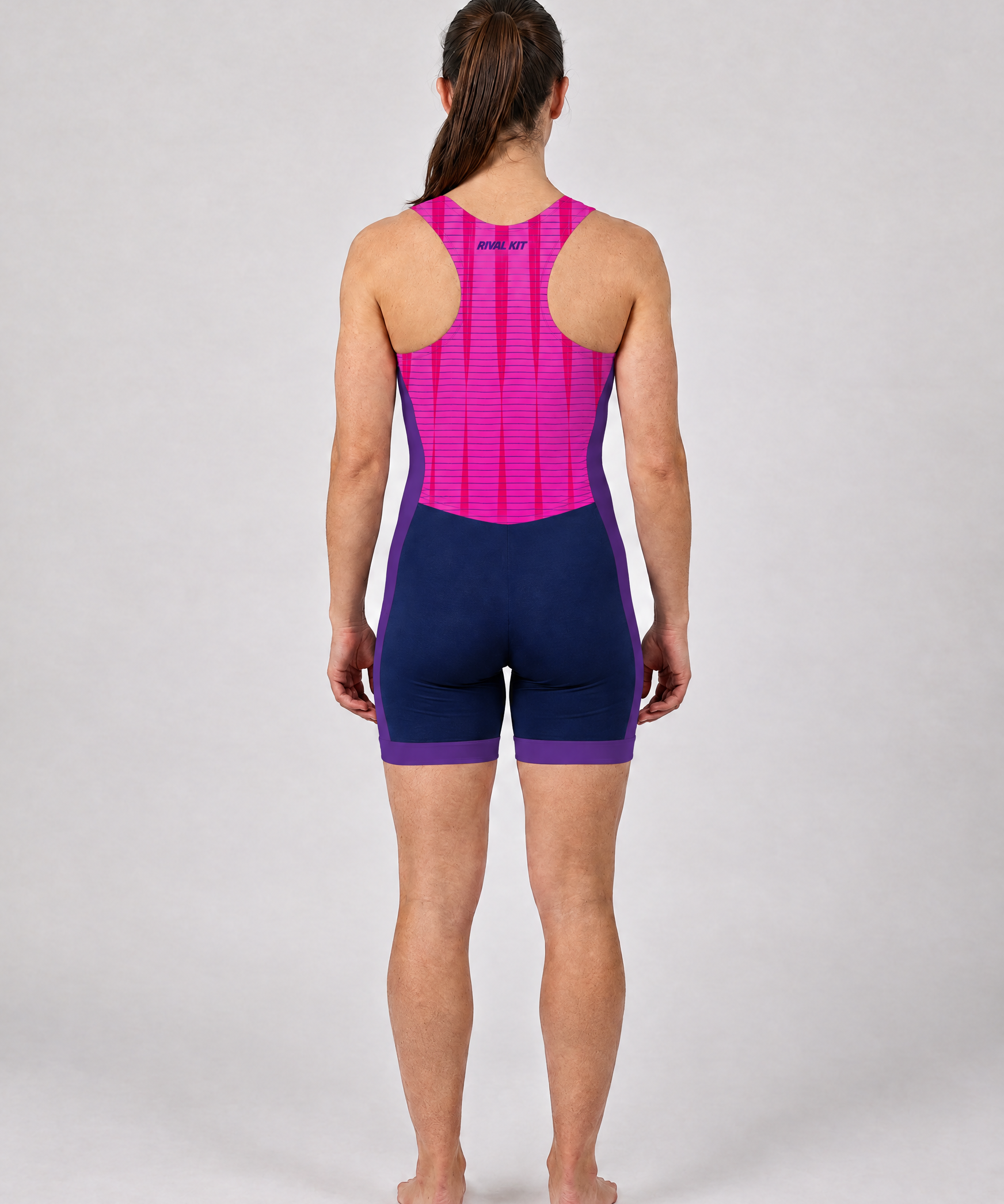 Rival Hi-Vis AIOX Women's – 2 Magenta Stripe / Purple – back