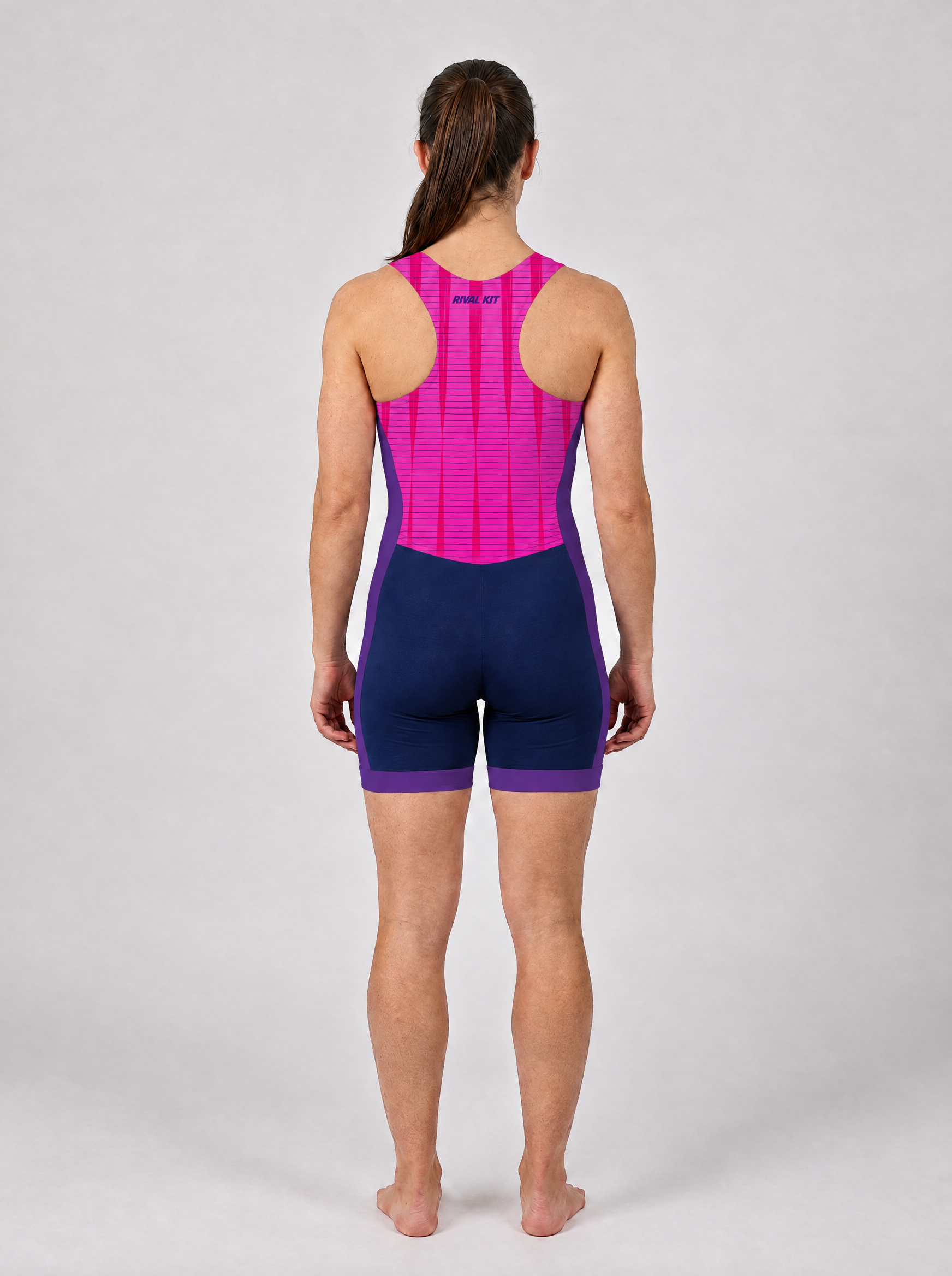 Rival Hi-Vis AIOX Women's – 2 Magenta Stripe / Purple – back
