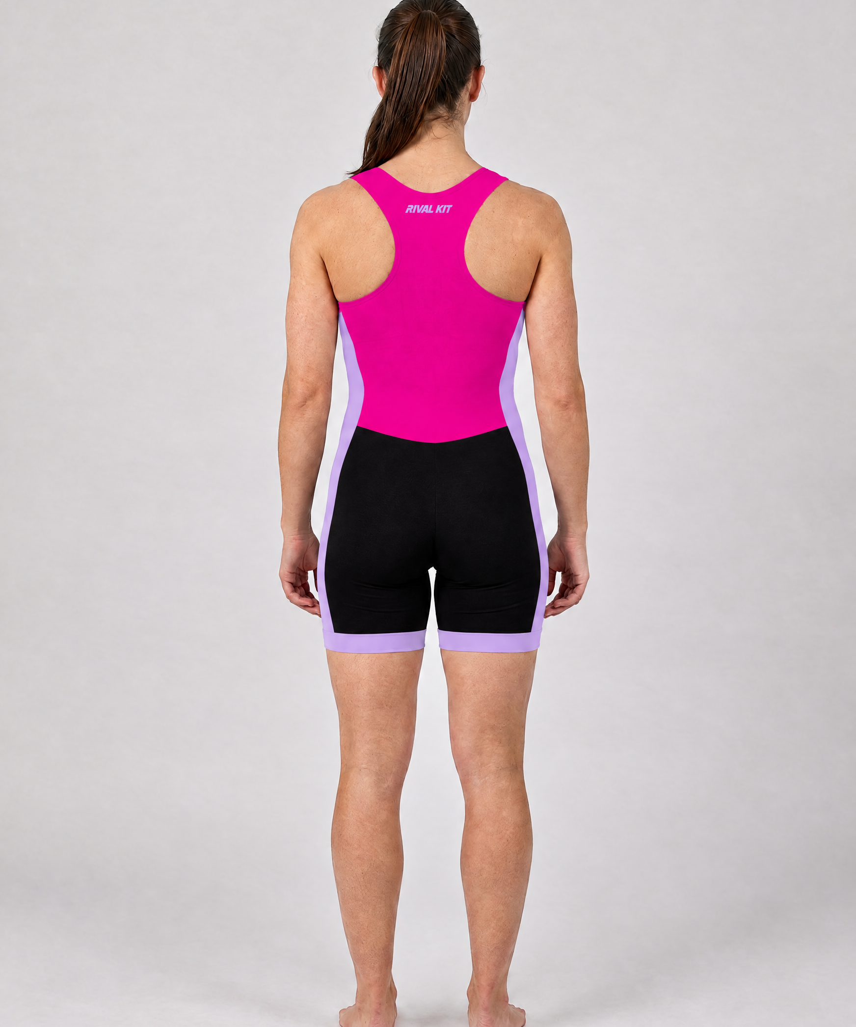 Rival Hi-Vis AIOX Women's – 6 Magenta / Lilac – back