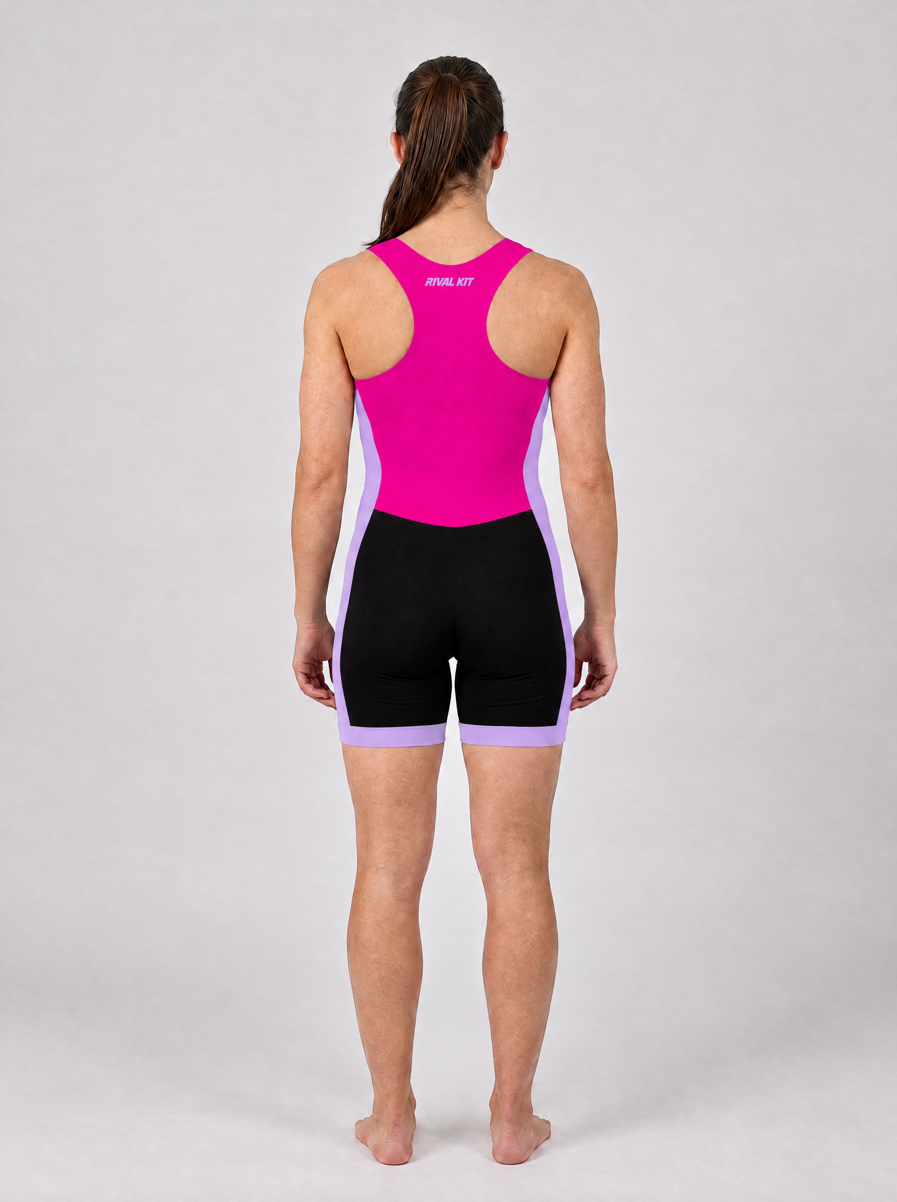 Rival Hi-Vis AIOX Women's – 6 Magenta / Lilac – back