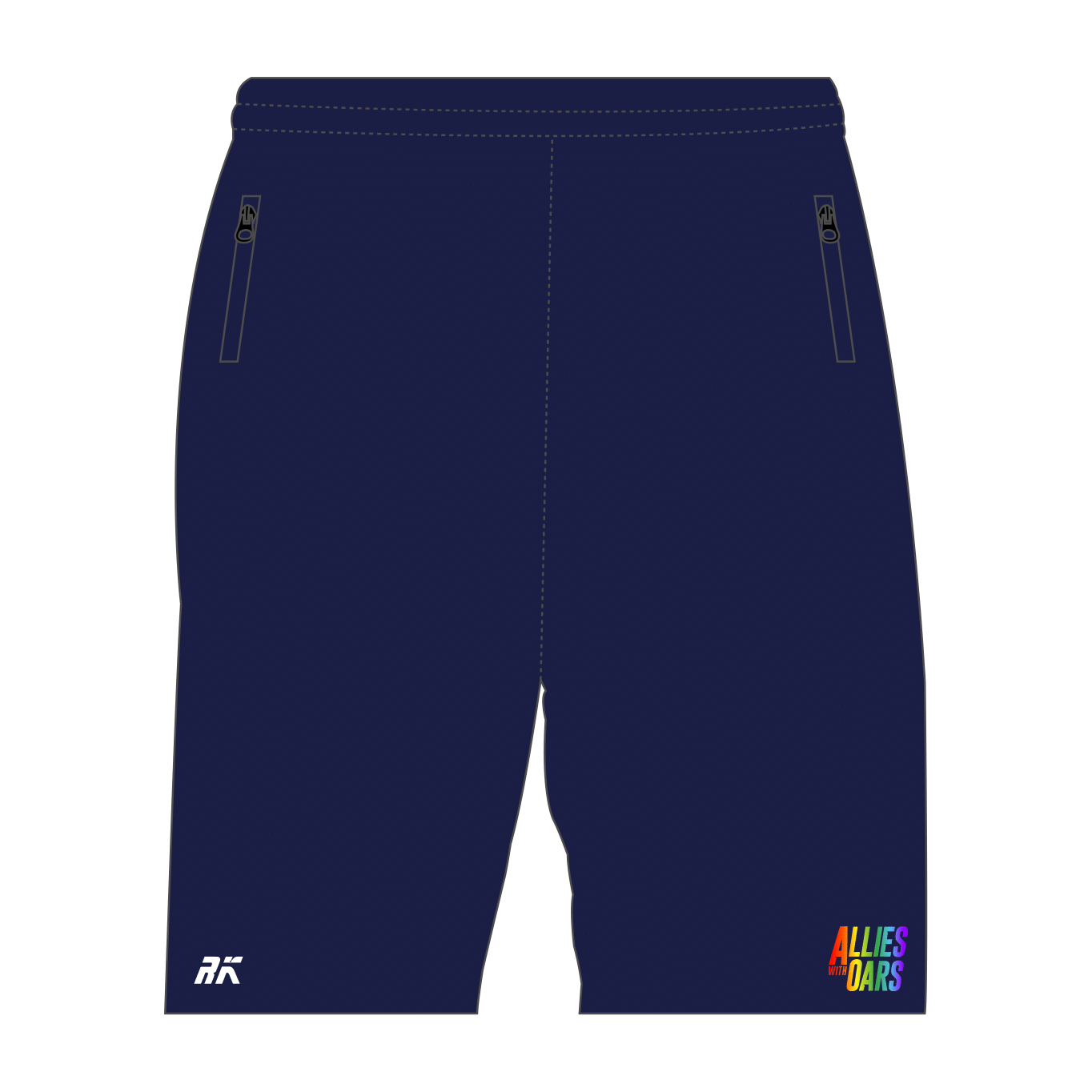 Allies with Oars Male Gym Shorts