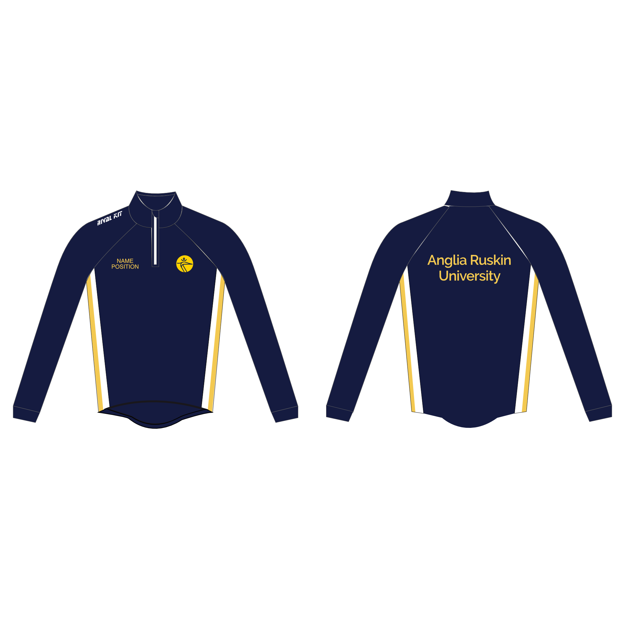 Anglia Ruskin Universtiy Rowing Splash Jacket PERSONALISED