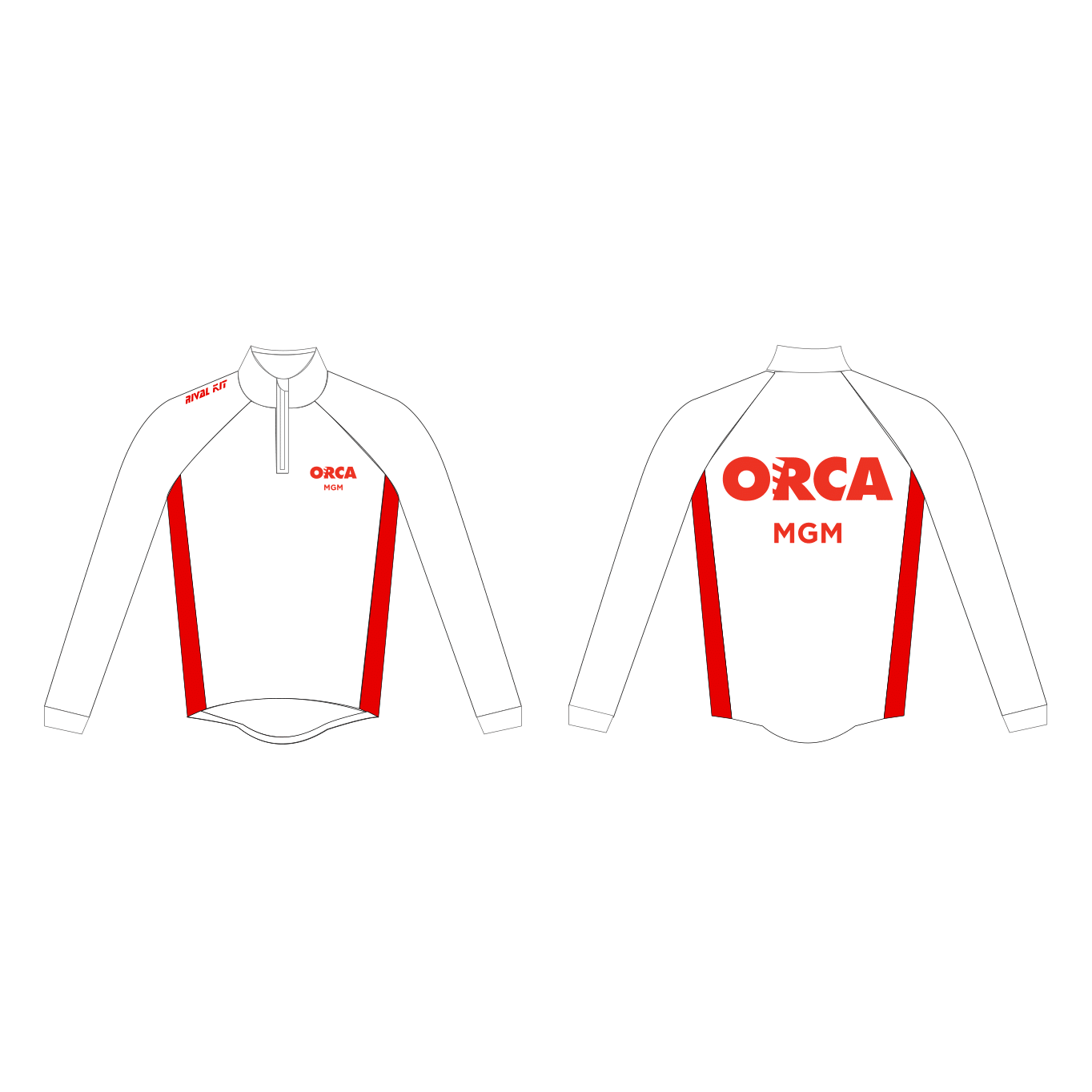 A.U.S.R. Orca Thermal Splash Jacket White