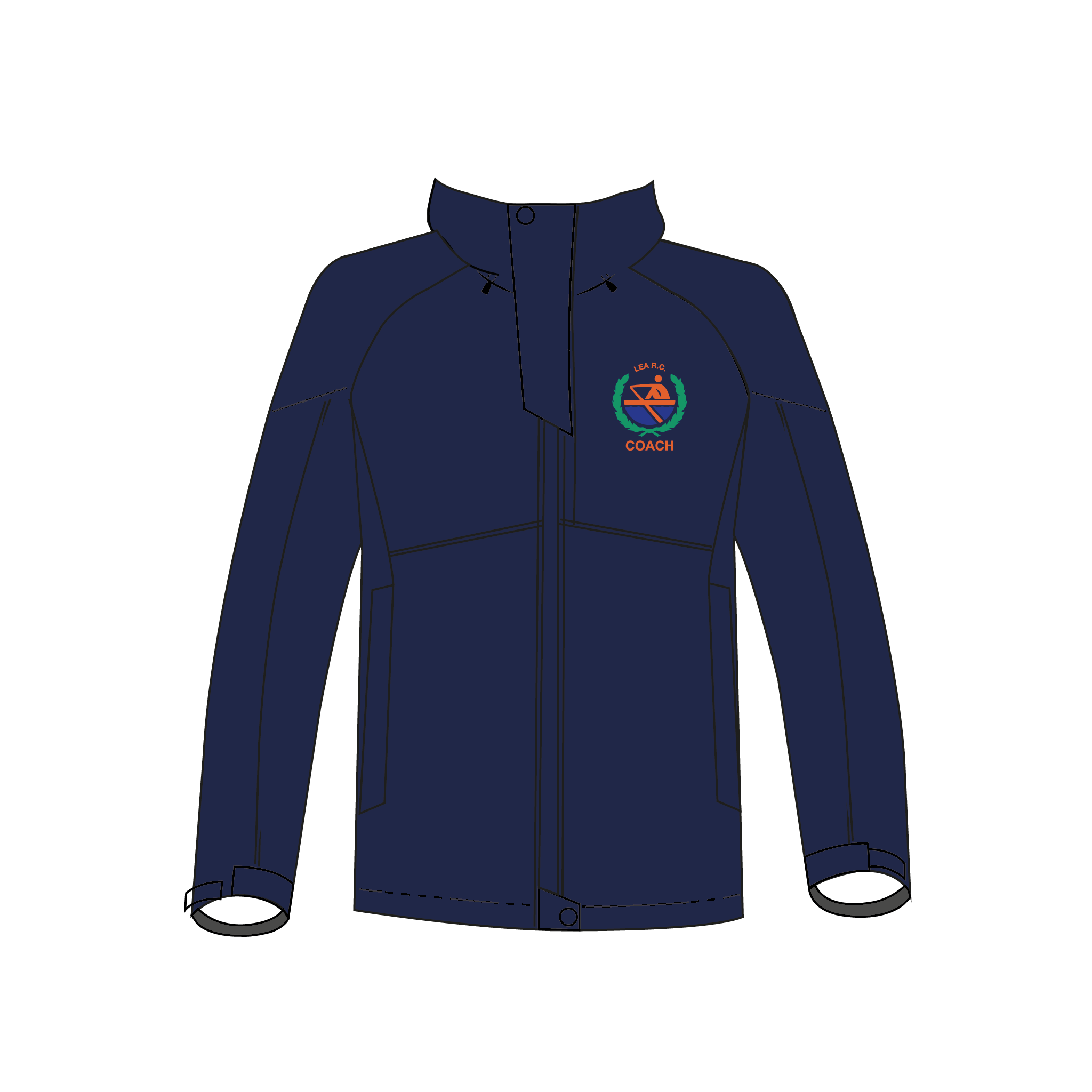 Lea R.C. Coaches Navy Soft Shell Jacket