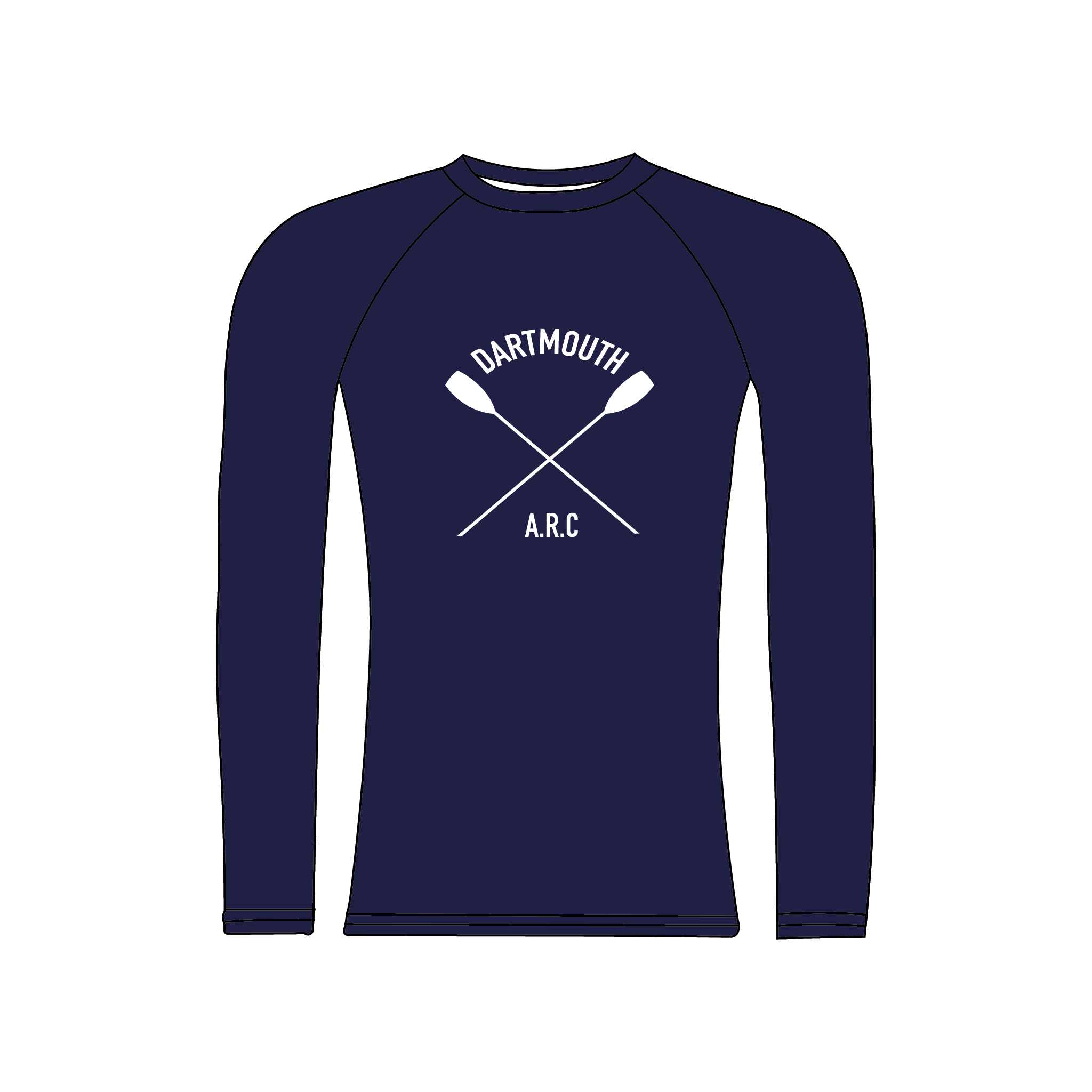Dartmouth ARC Navy Long Sleeve Base Layer