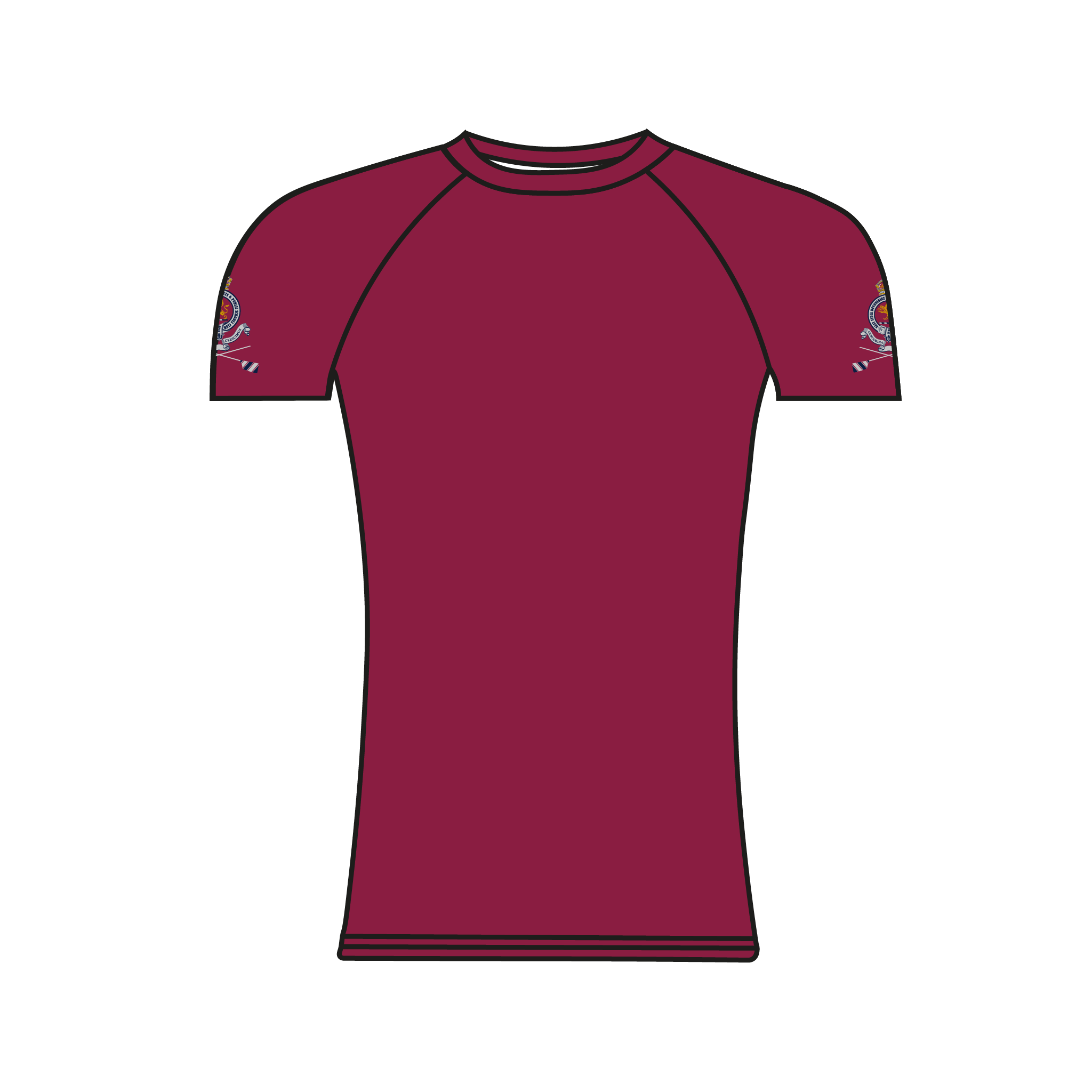 East India Rowing Club Stripe Baselayer 2