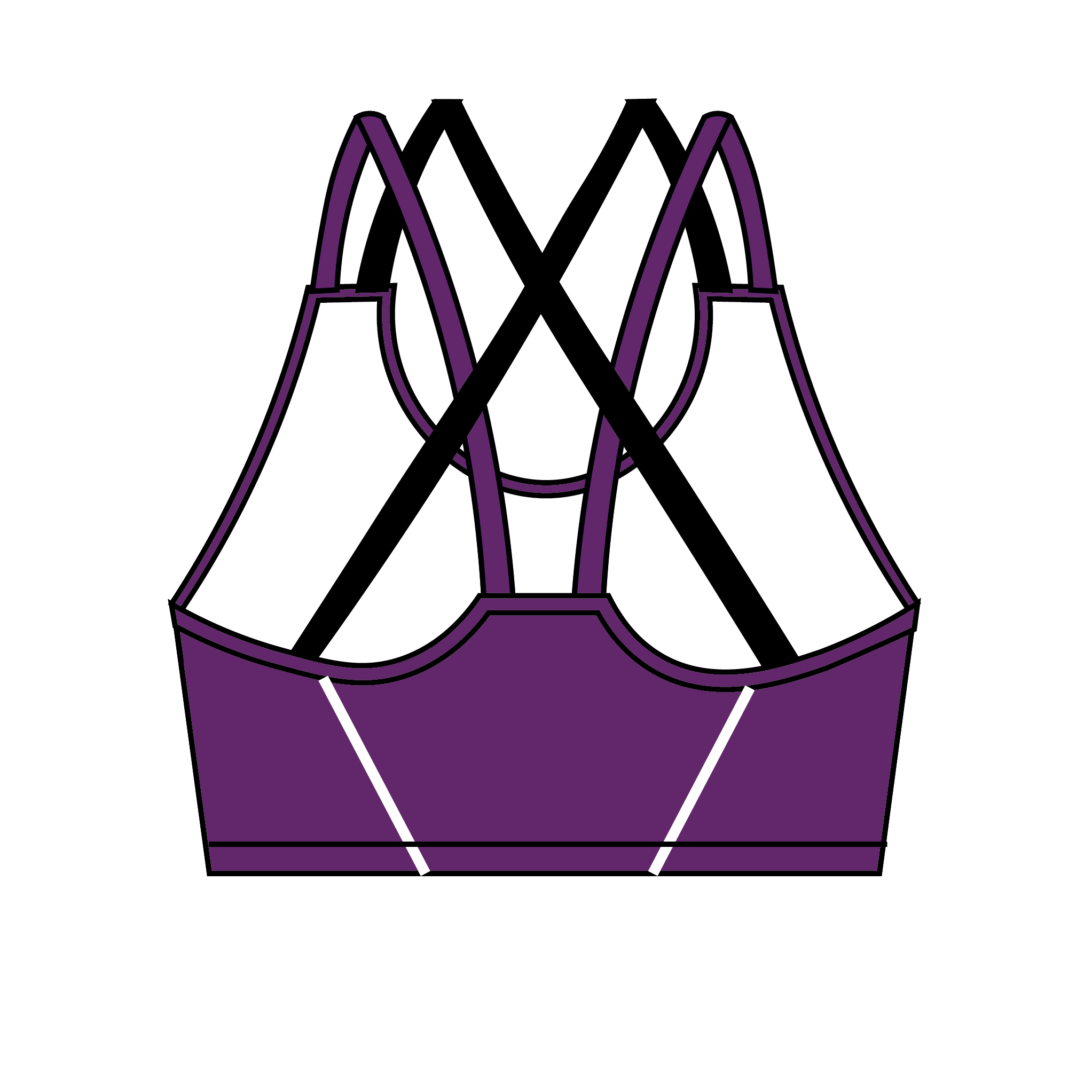 University of Portsmouth Rowing Strappy Sports Bra