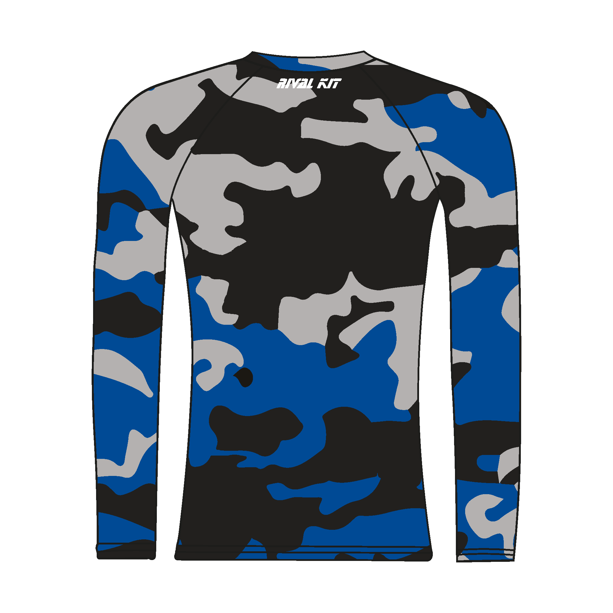 Imperial College Boat Club Long Sleeve Camo Baselayer