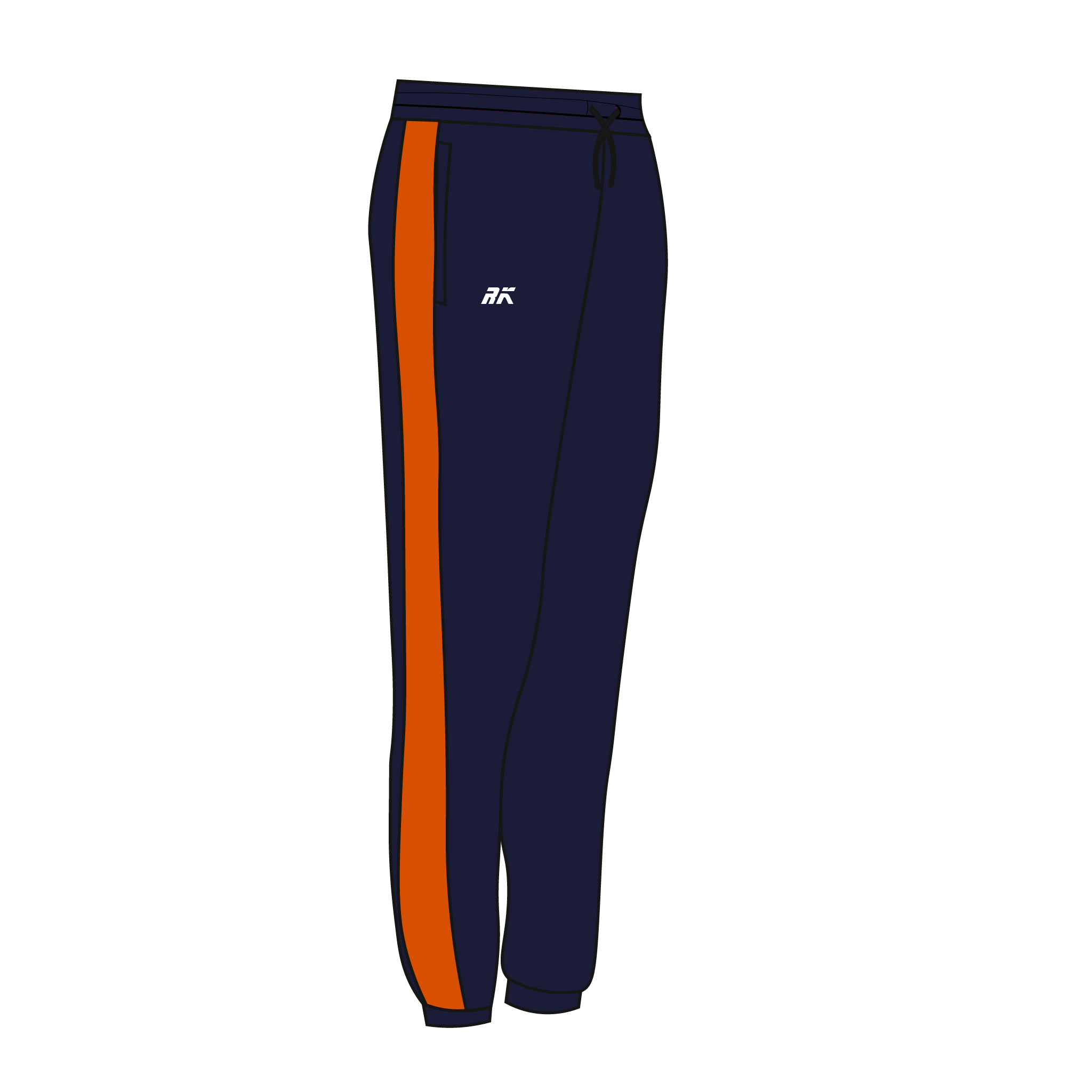 Navy and orange Joggies