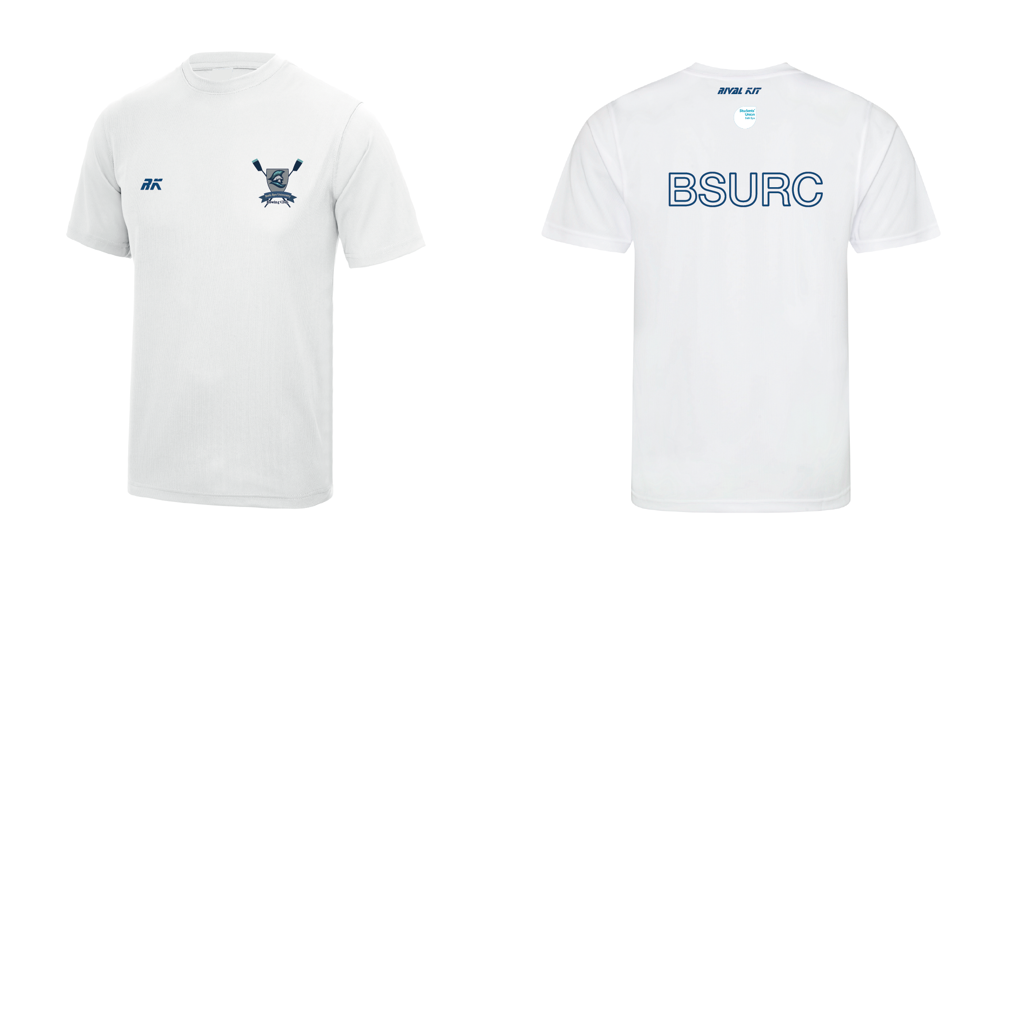 Bath Spa RC White Gym T-shirts