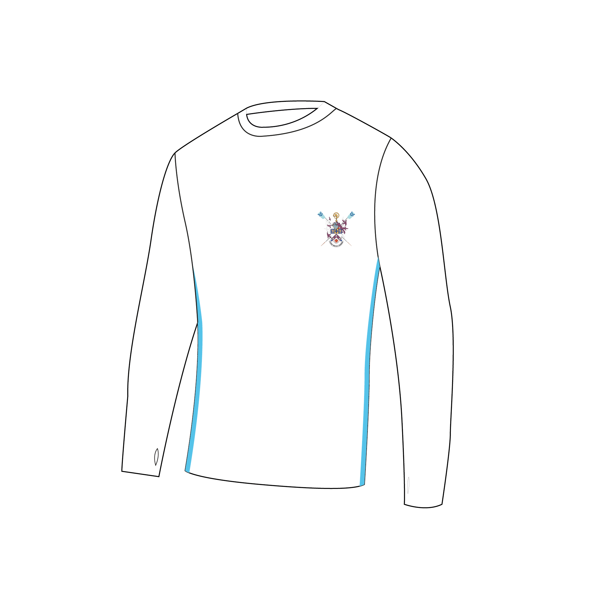 Hild Bede Bespoke Long Sleeve Gym T-Shirt