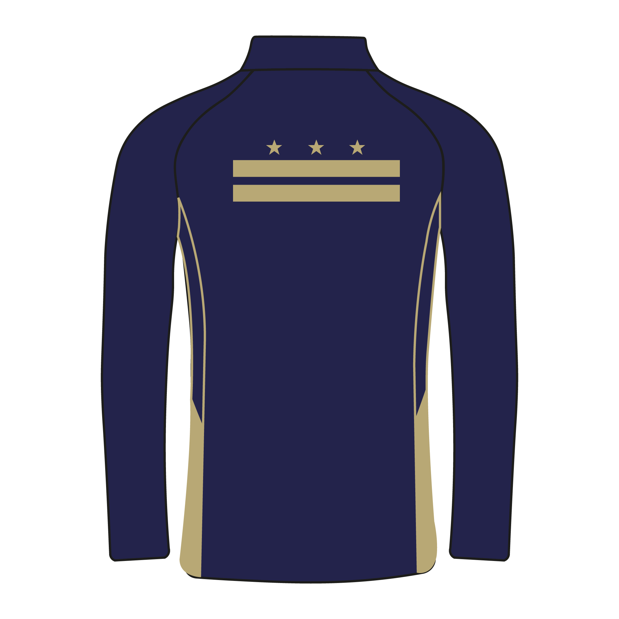 George Washington Men's Rowing Bespoke Q-Zip