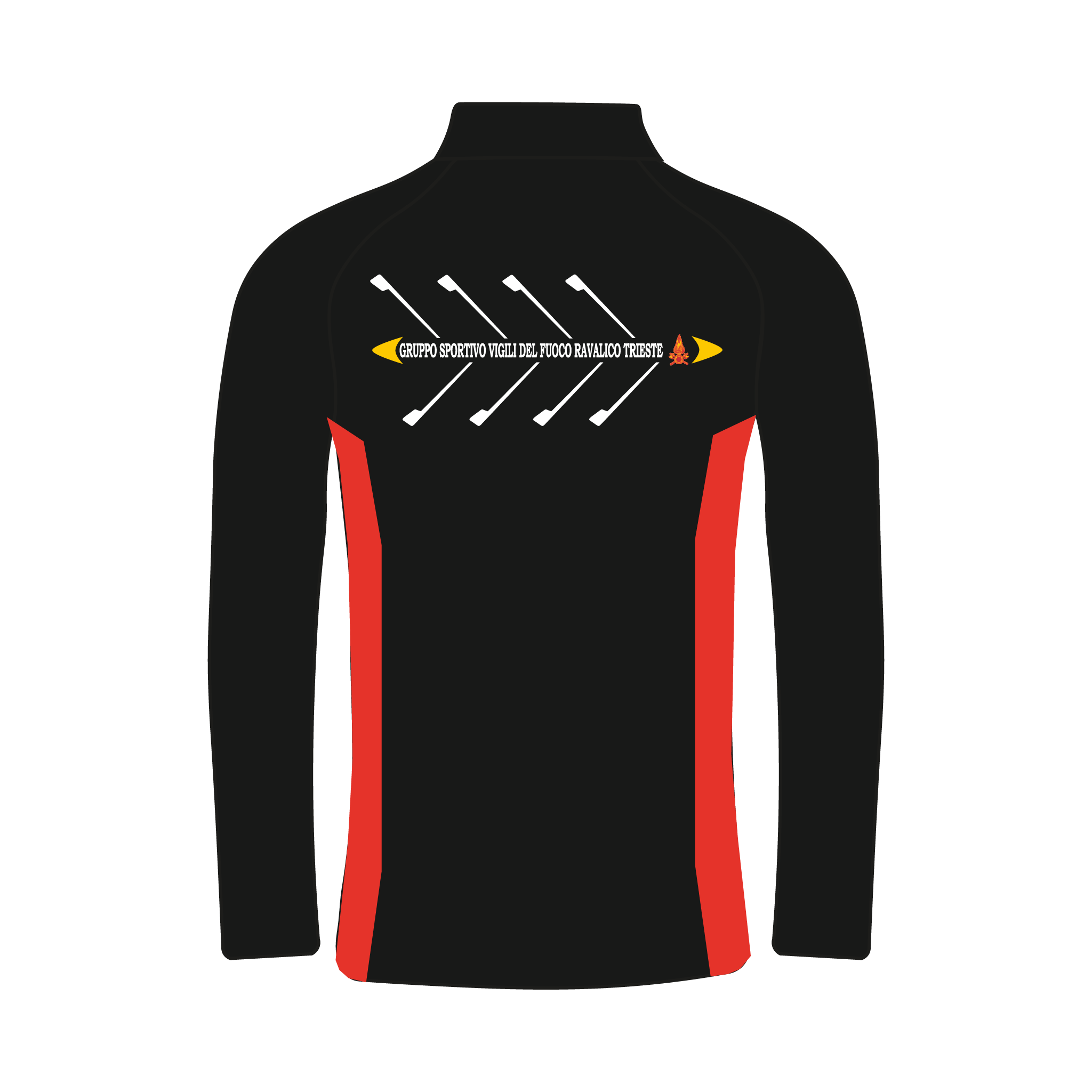 Trieste Firefighter's Rowing Club Bespoke Q-Zip