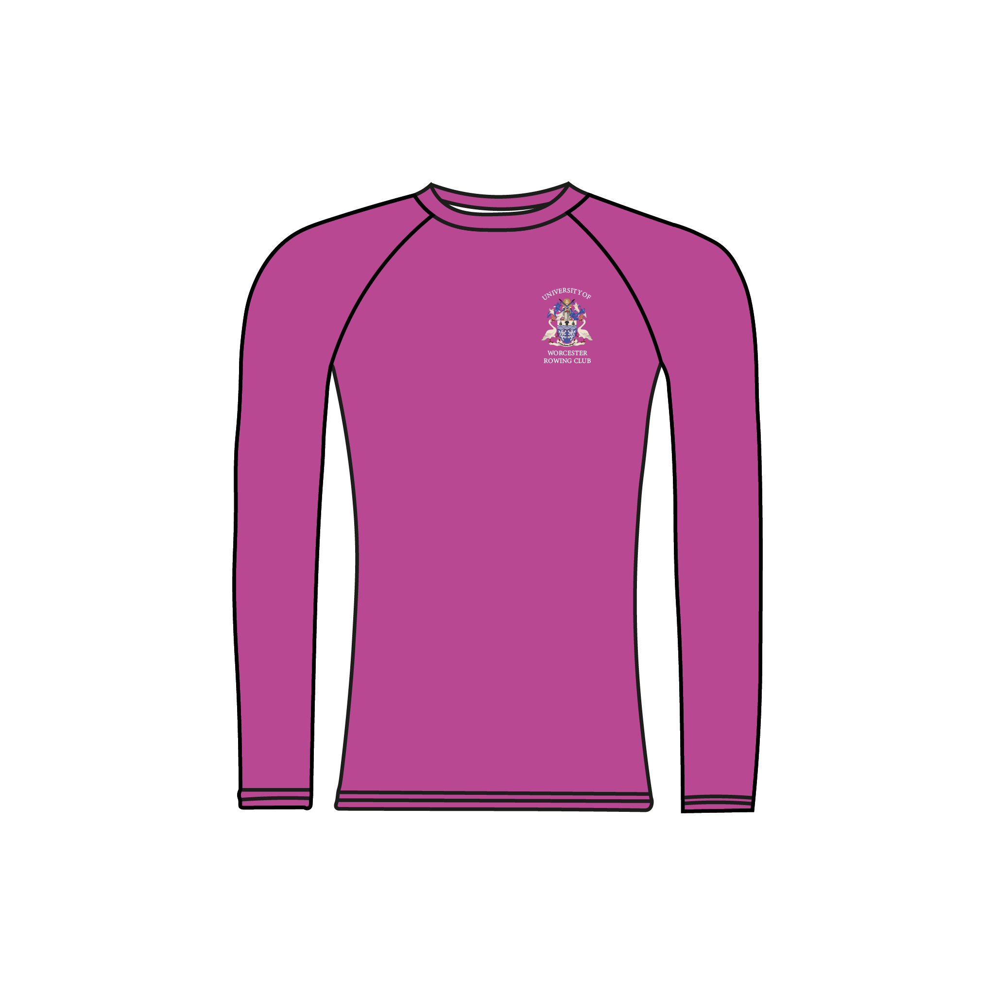 University of Worcester Long Sleeve Base Layer