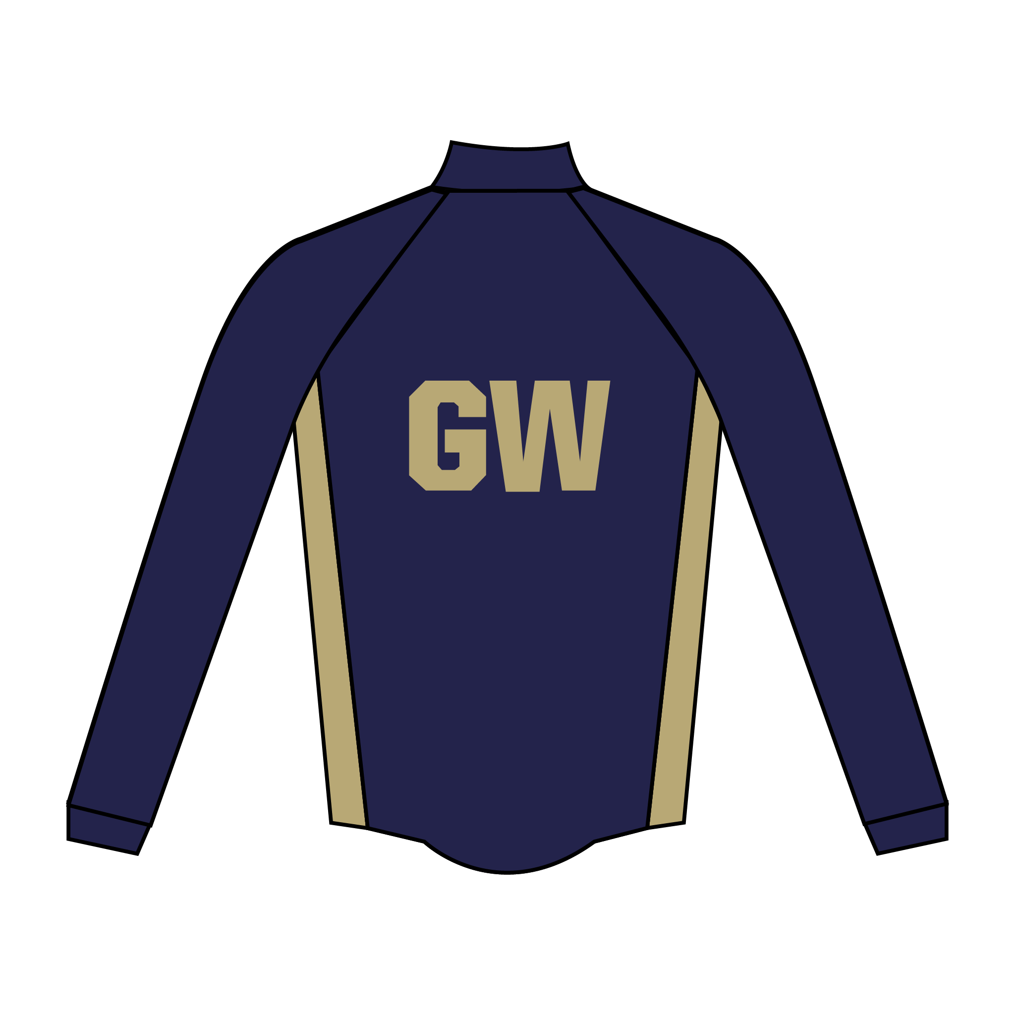 George Washington Men's Rowing Thermal Splash Jacket