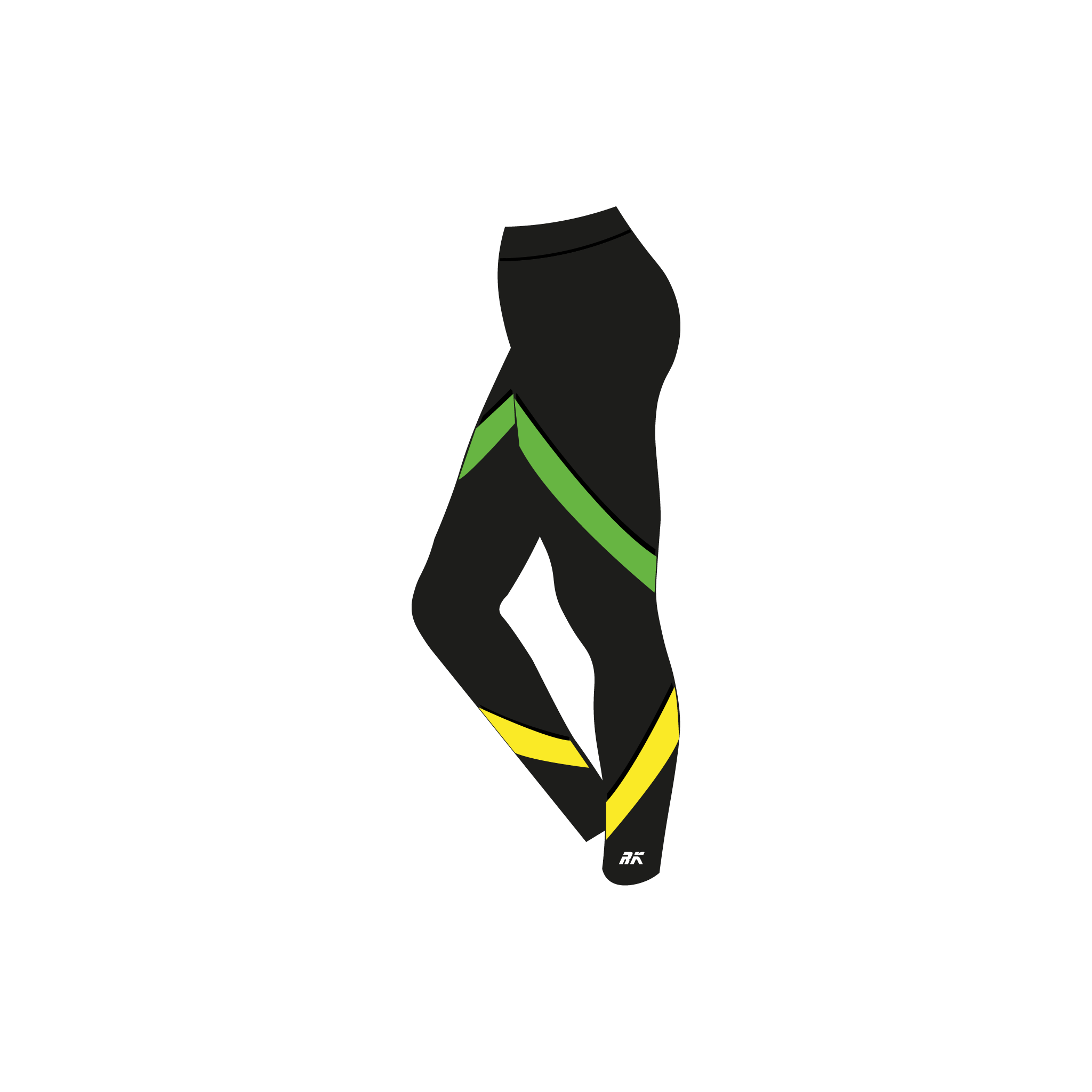 Kincasslagh Rowing Club Black Leggings