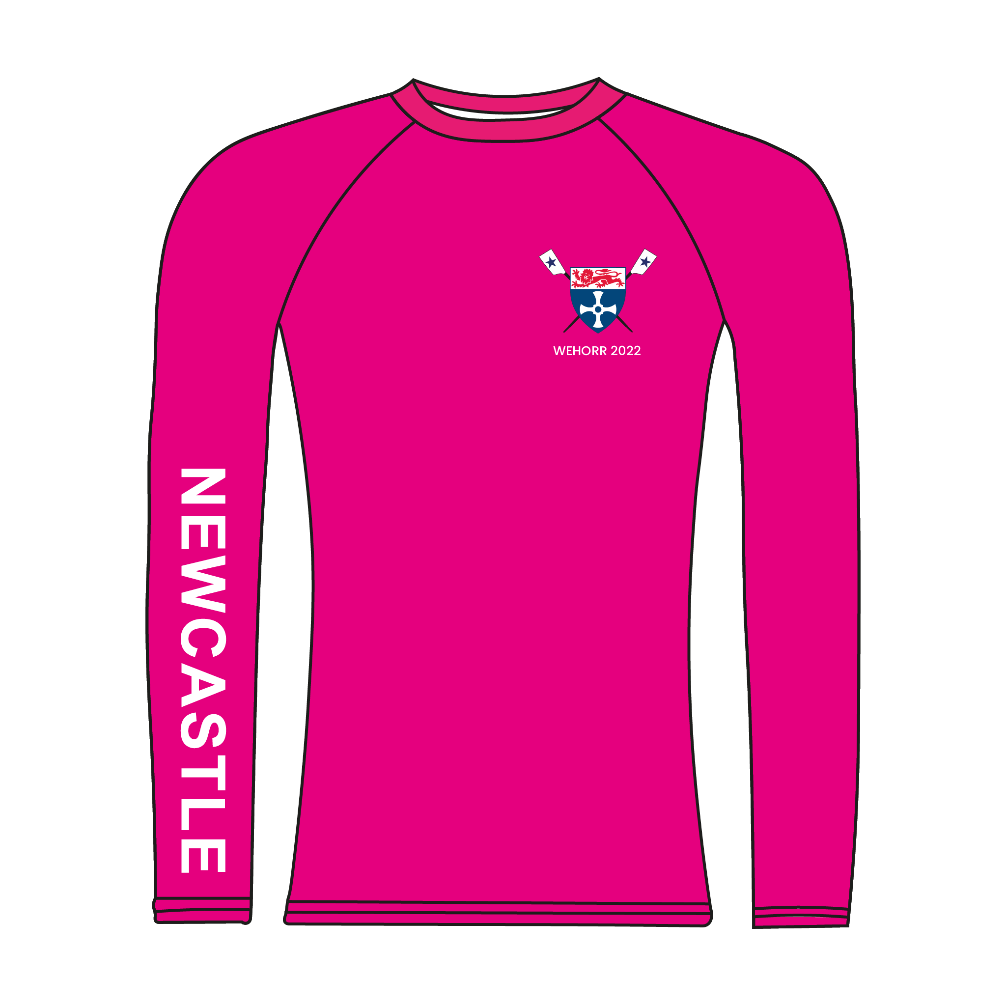 WEHORR Newcastle University Boat Club Long Sleeve Base Layer