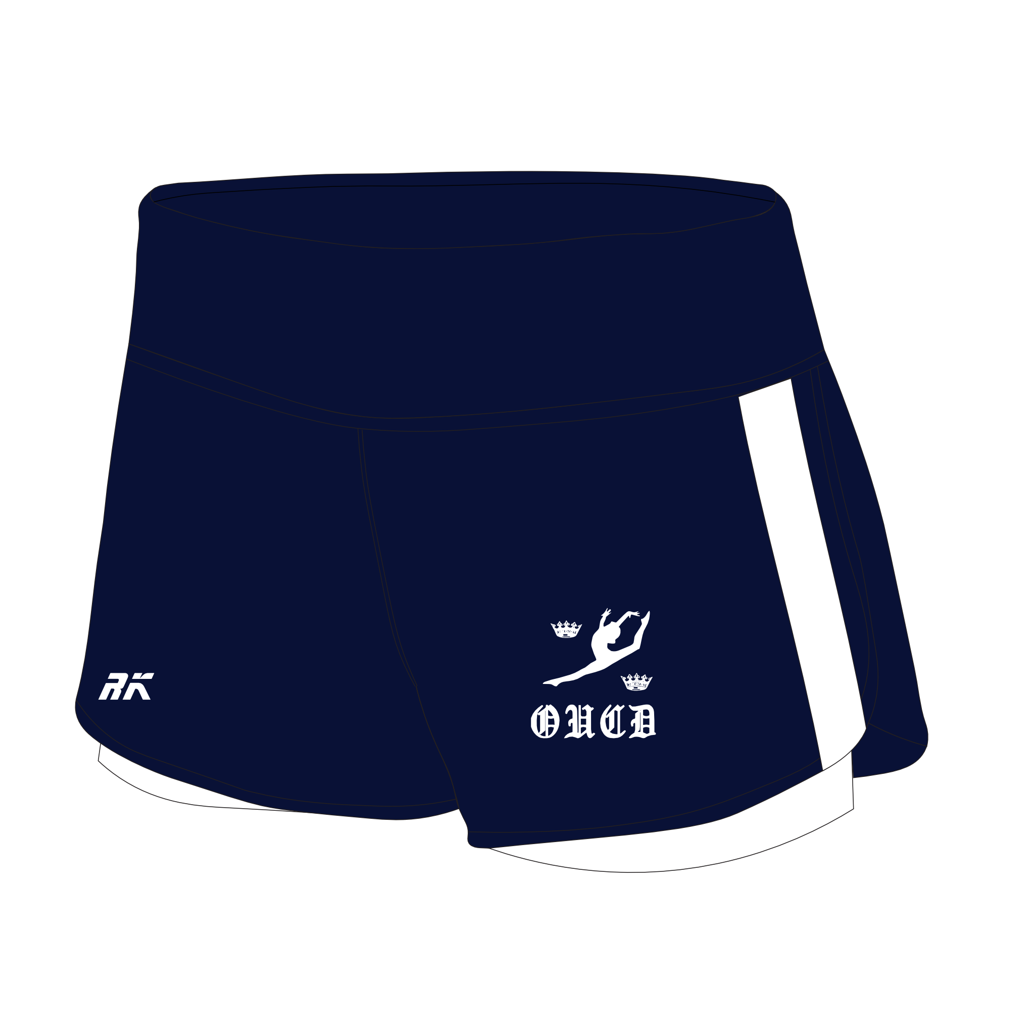Oxford University Competition Dance Team Female Gym Shorts