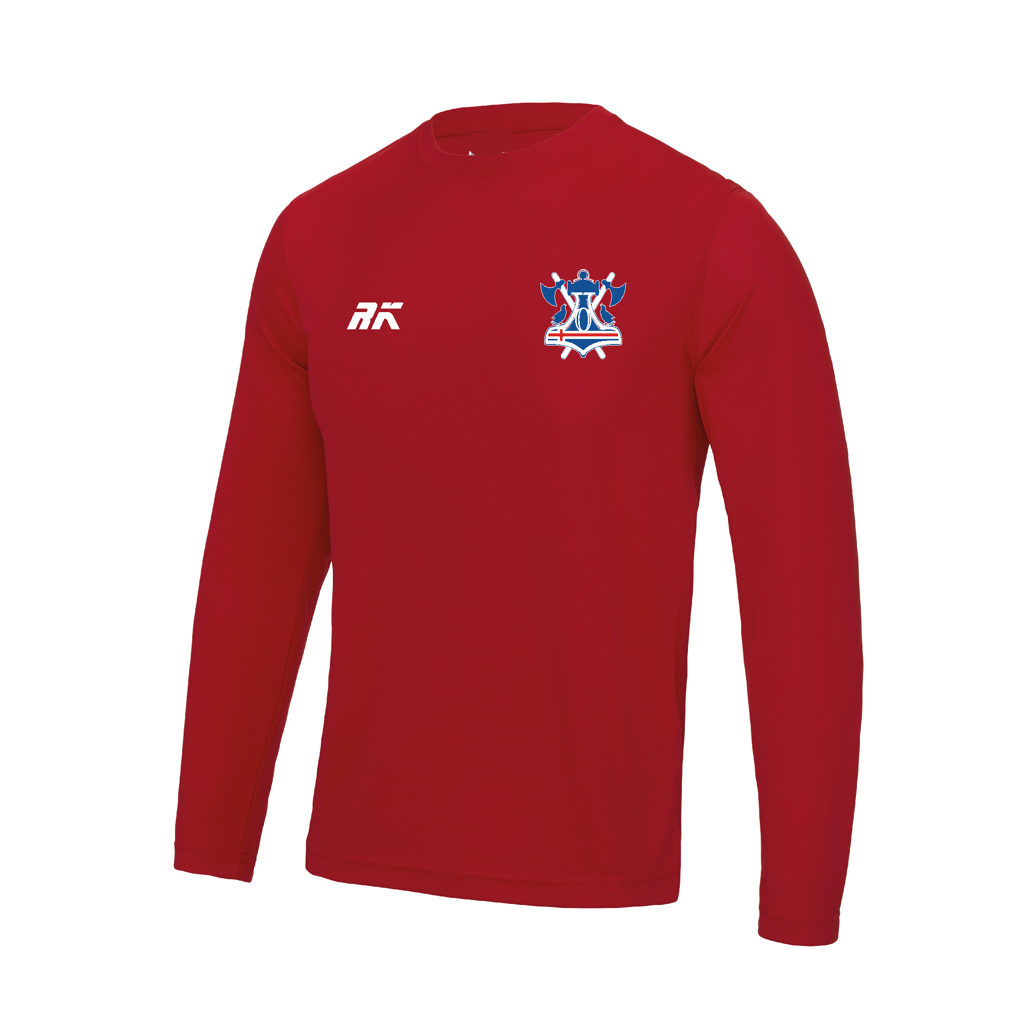 Reykjavík Raiders Long Sleeve Gym Top Red