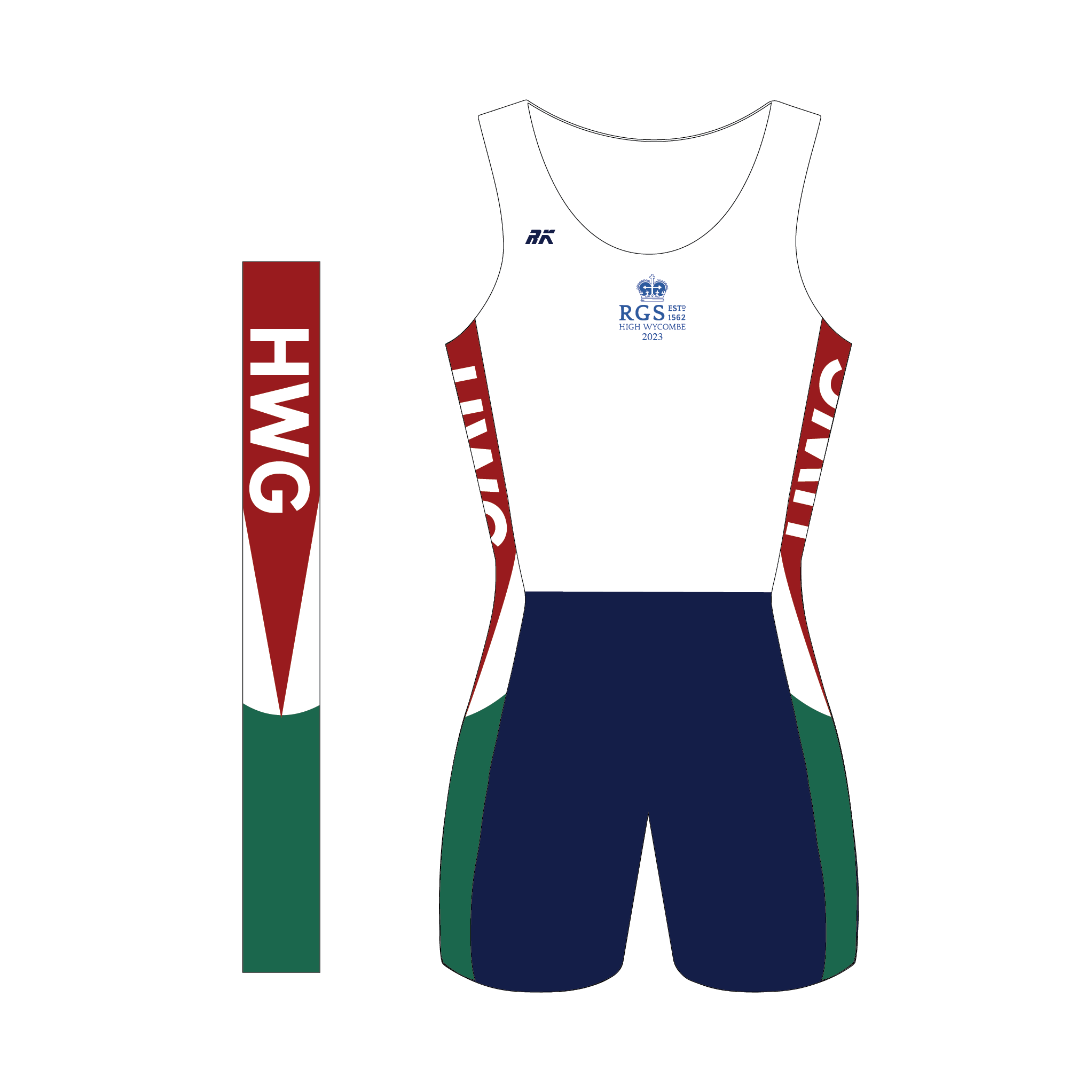 Royal Grammar School High Wycombe Boat Club Top Quad AIO