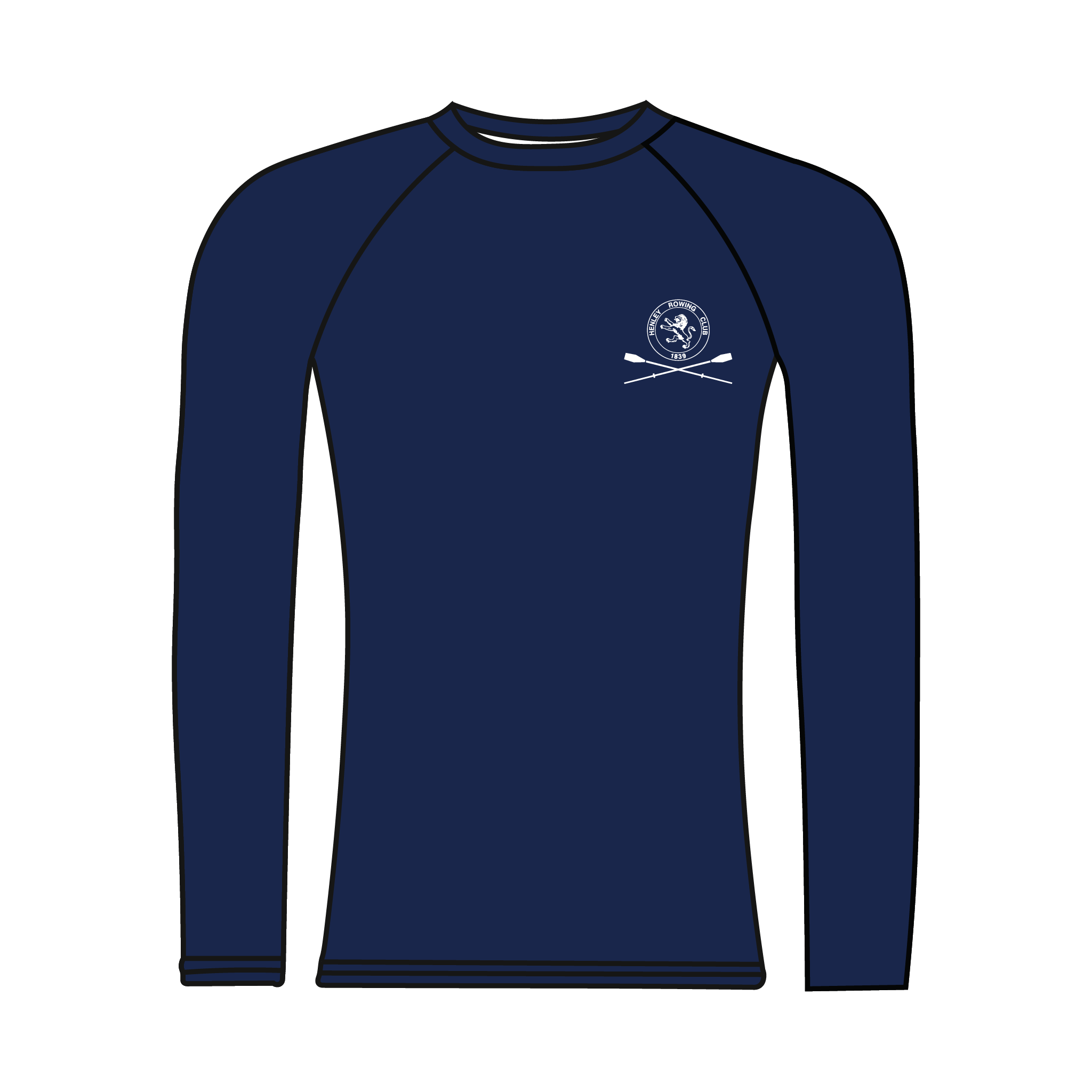Henley Rowing Club Navy Long Sleeve Base Layer