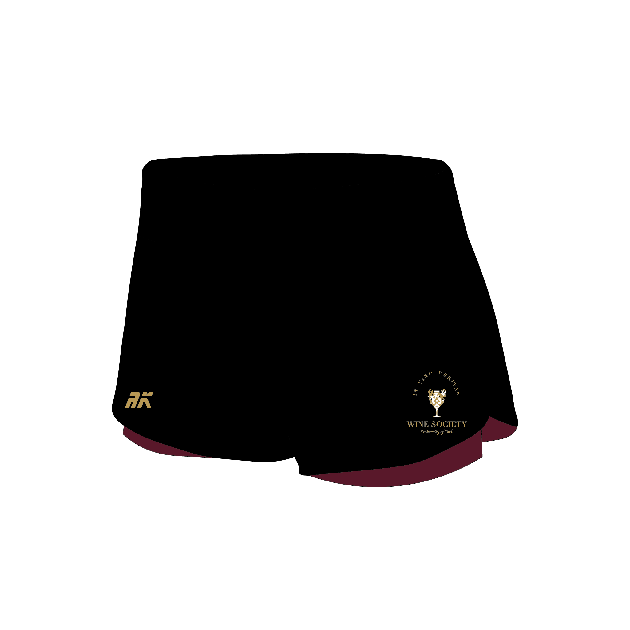 University of York Wine Appreciation Society Female Gym Shorts