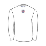 Team GB Junior Roller Derby White Bespoke Long Sleeve Gym T-Shirt 1