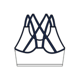 South College Boat Club Strappy Sports Bra