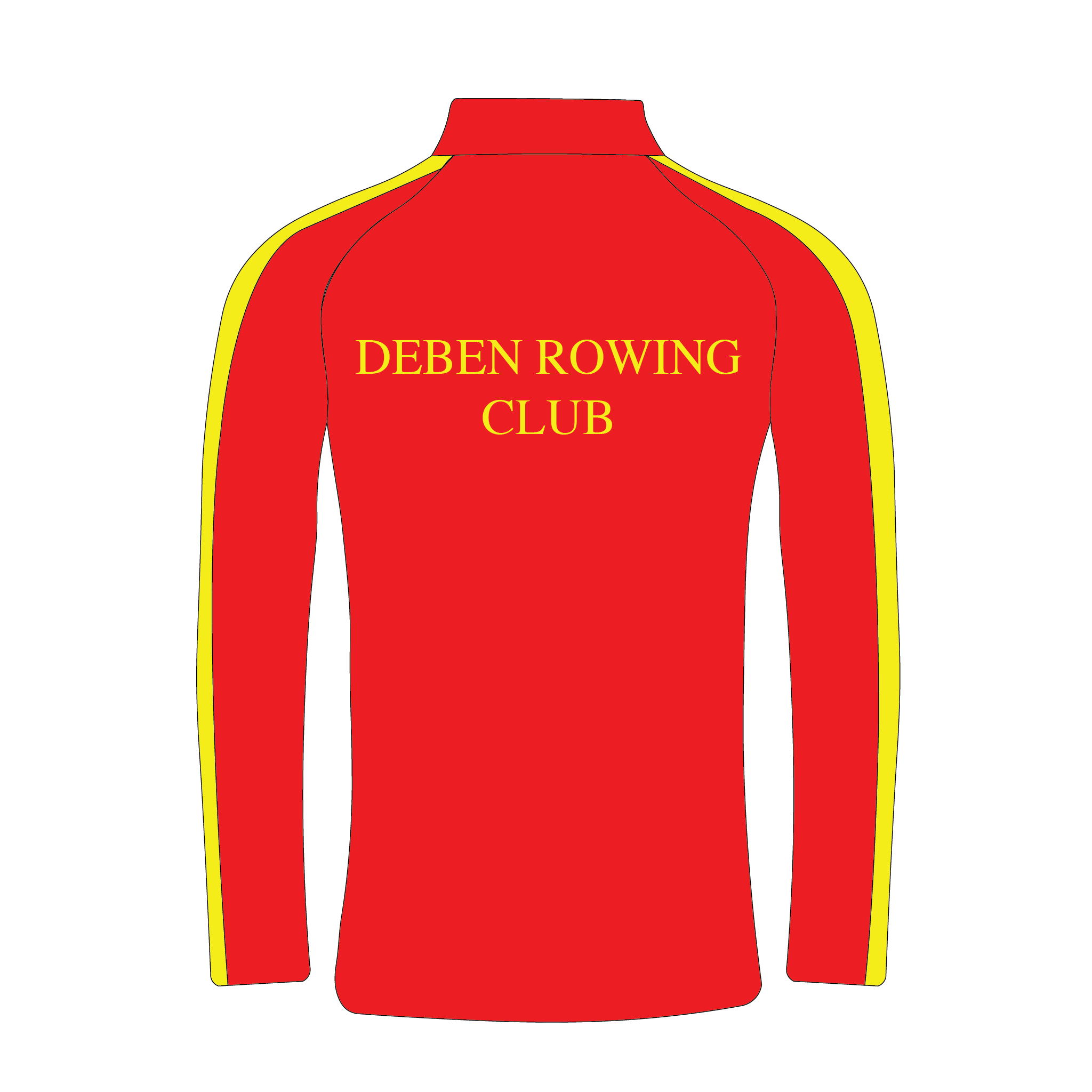 Deben Rowing Club Bespoke Q-Zip RED