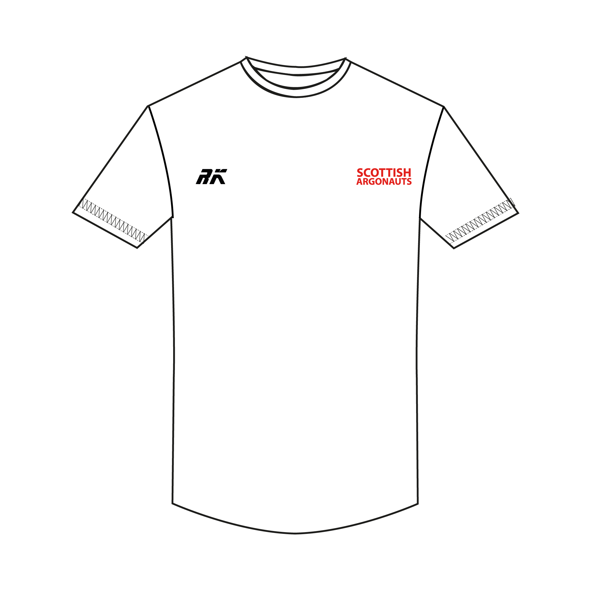 SCOTTISH ROWING ARGONAUTS Gym T-Shirt