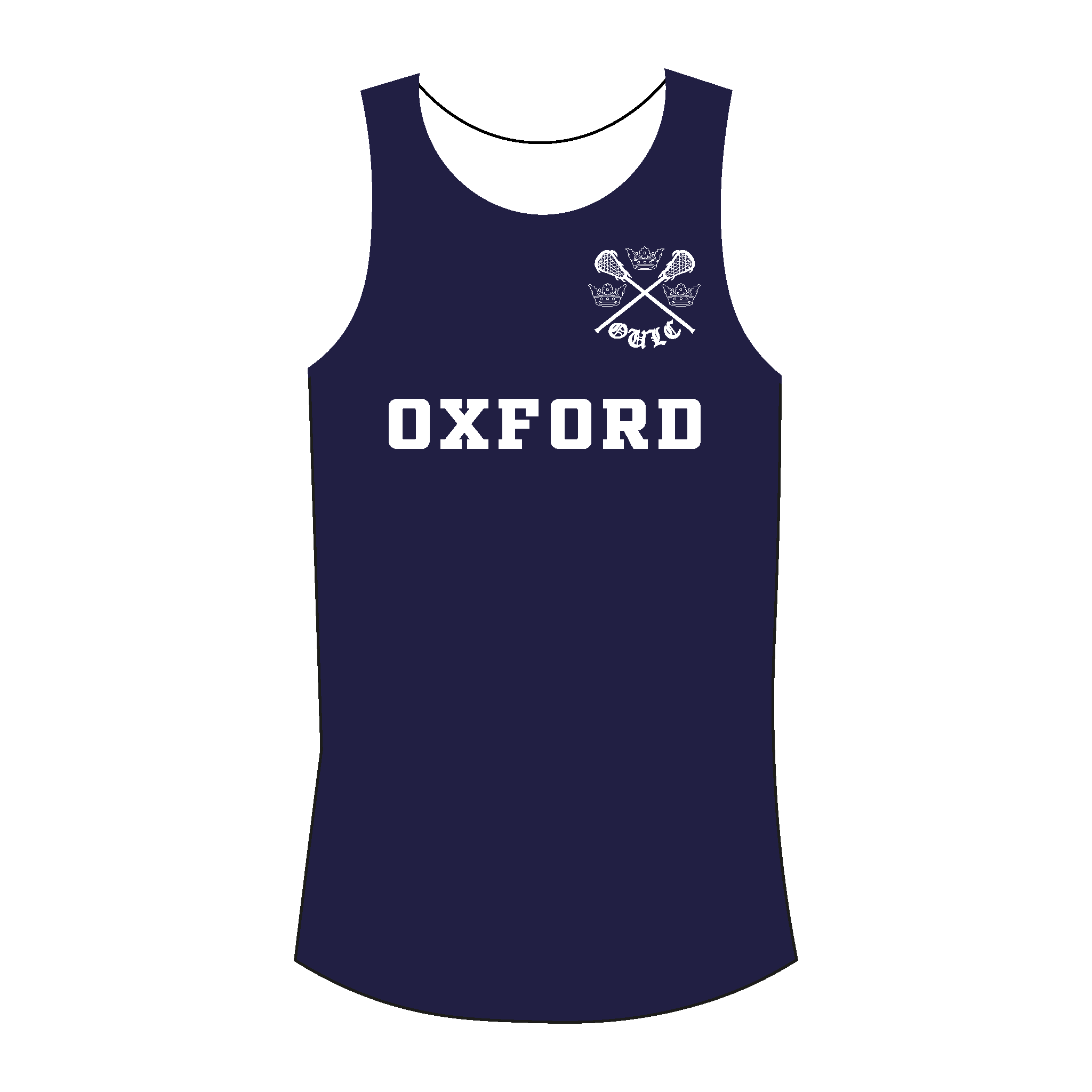 Oxford University Lacrosse Club Male Gym Vest