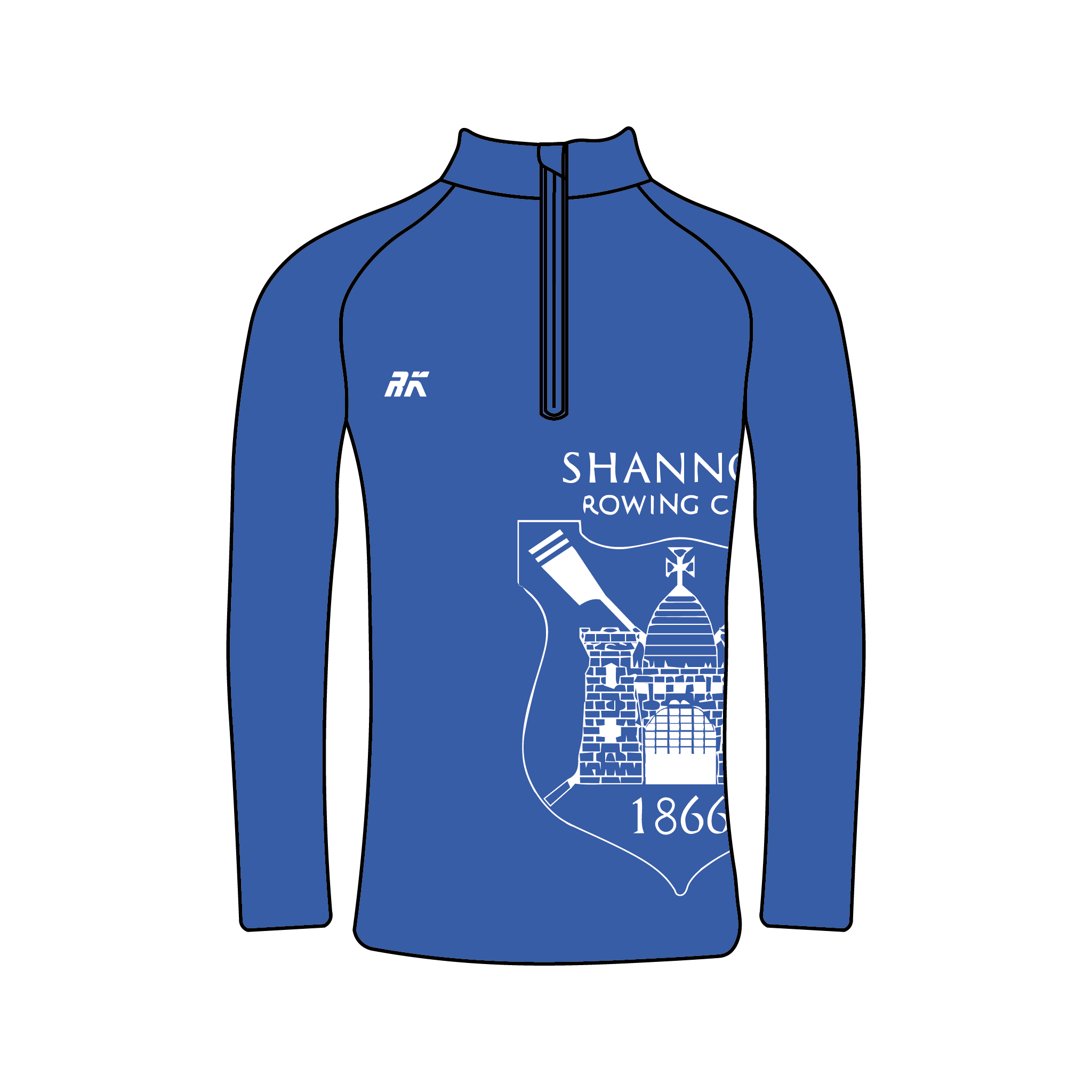 Shannon Rowing Club Bespoke Q-Zip