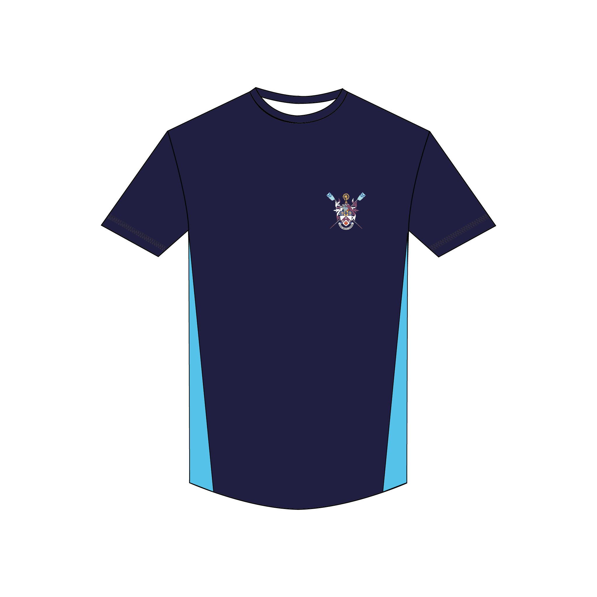 Hild Bede Navy Bespoke Gym T-Shirt